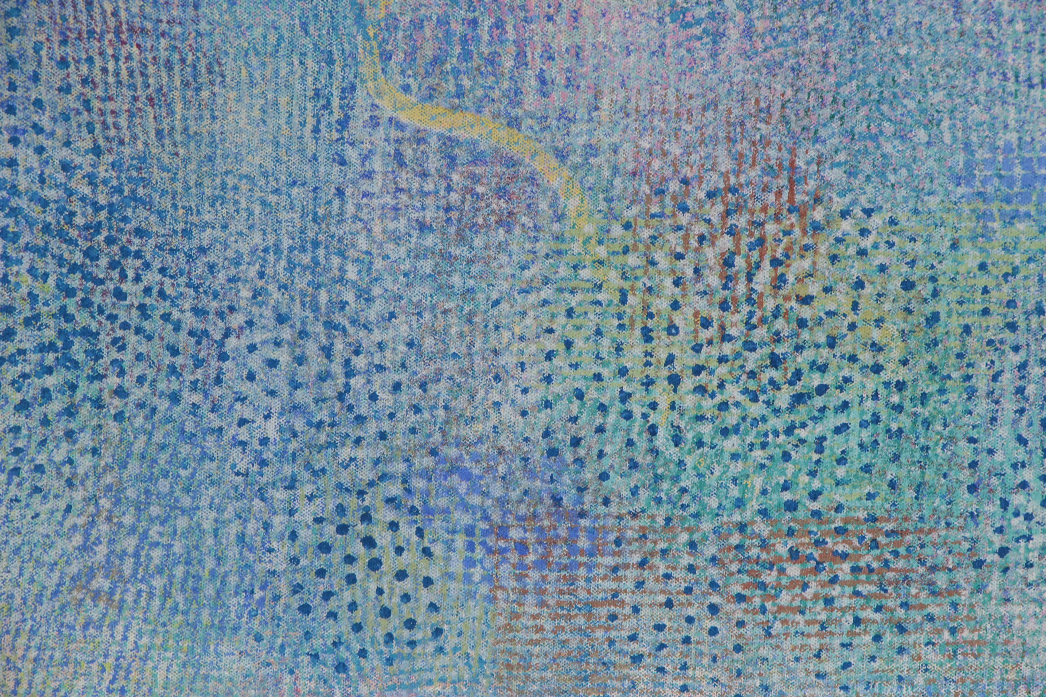 Robert Natkin Abstract Oil Painting "Antic Pergasio", 1994