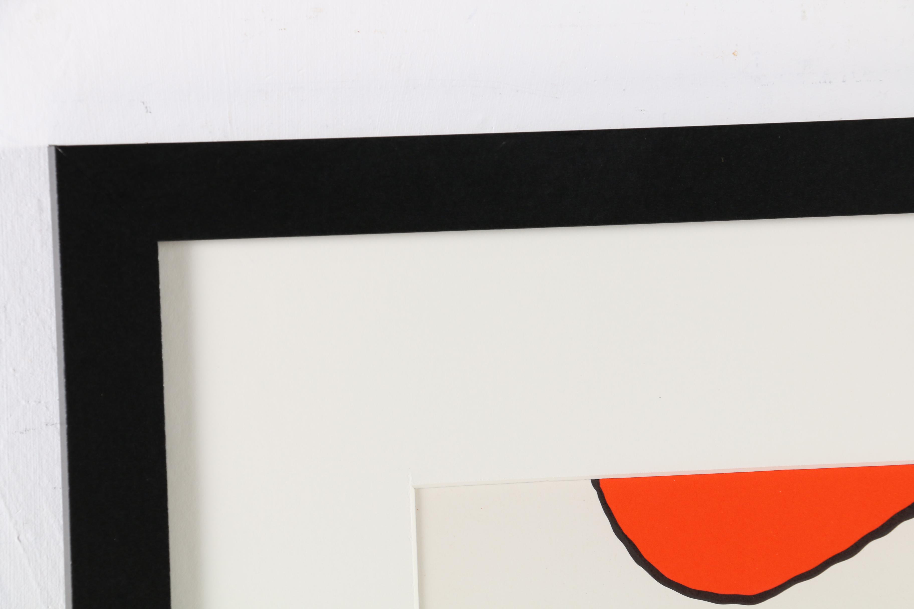 Alexander Calder Color Lithograph for "Derrière le Miroir", 1968