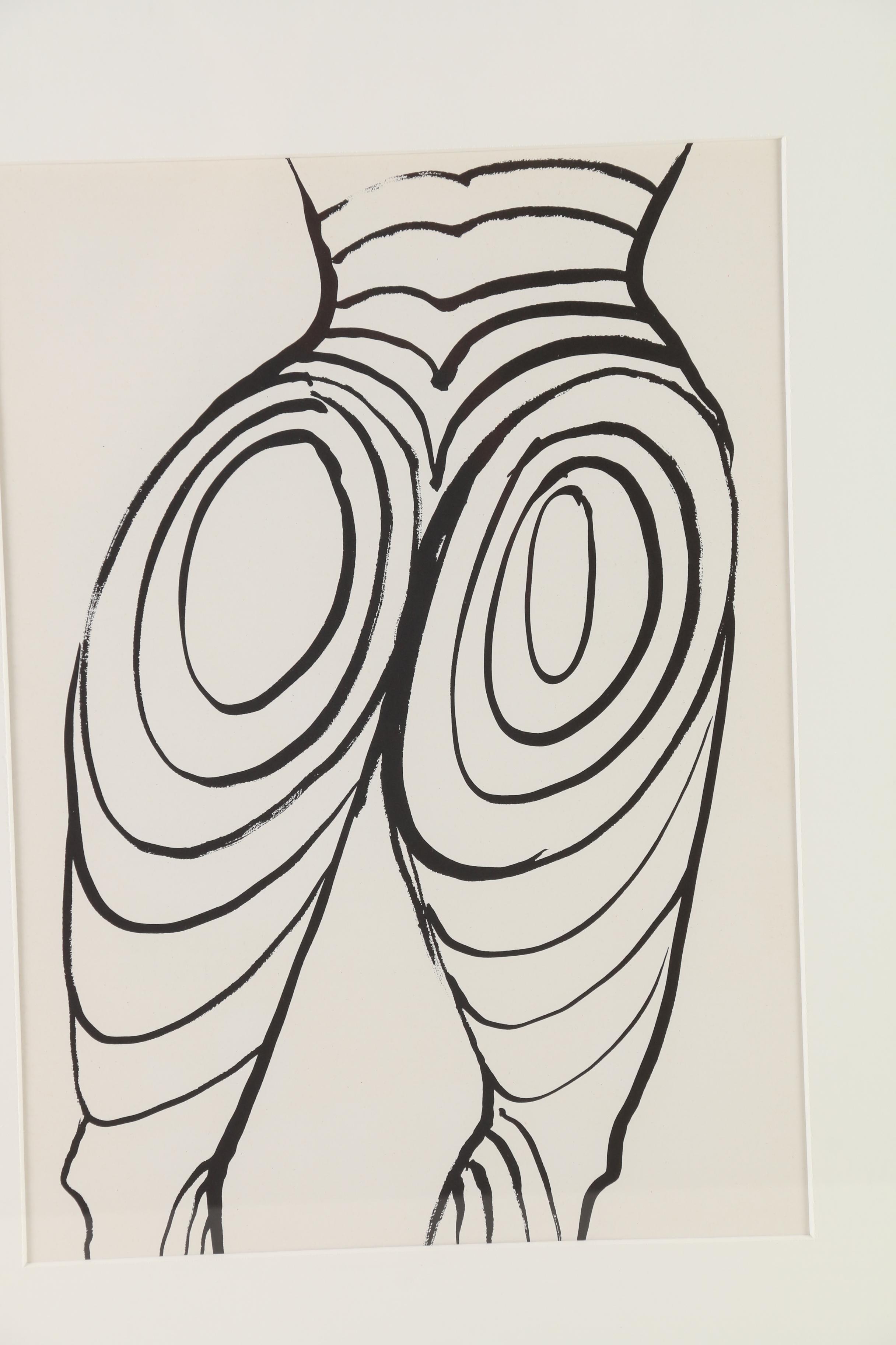 Alexander Calder Lithograph for "Derrière le Miroir", 1968