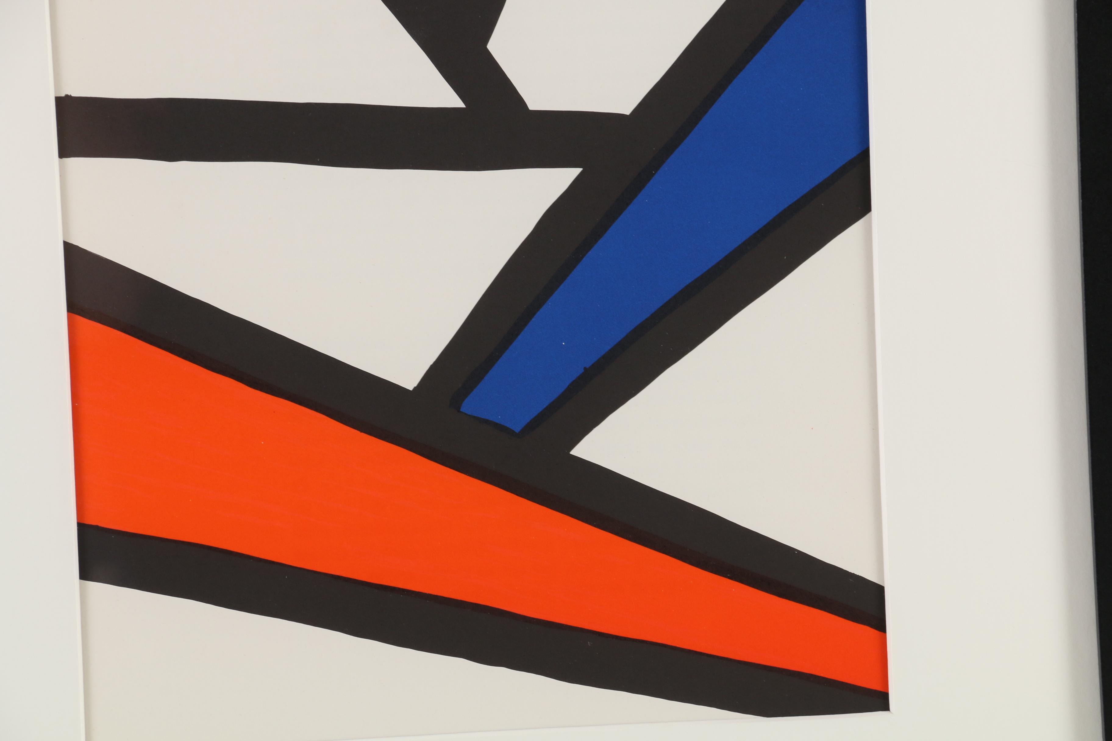 Alexander Calder Color Lithograph for "Derrière le Miroir", 1968