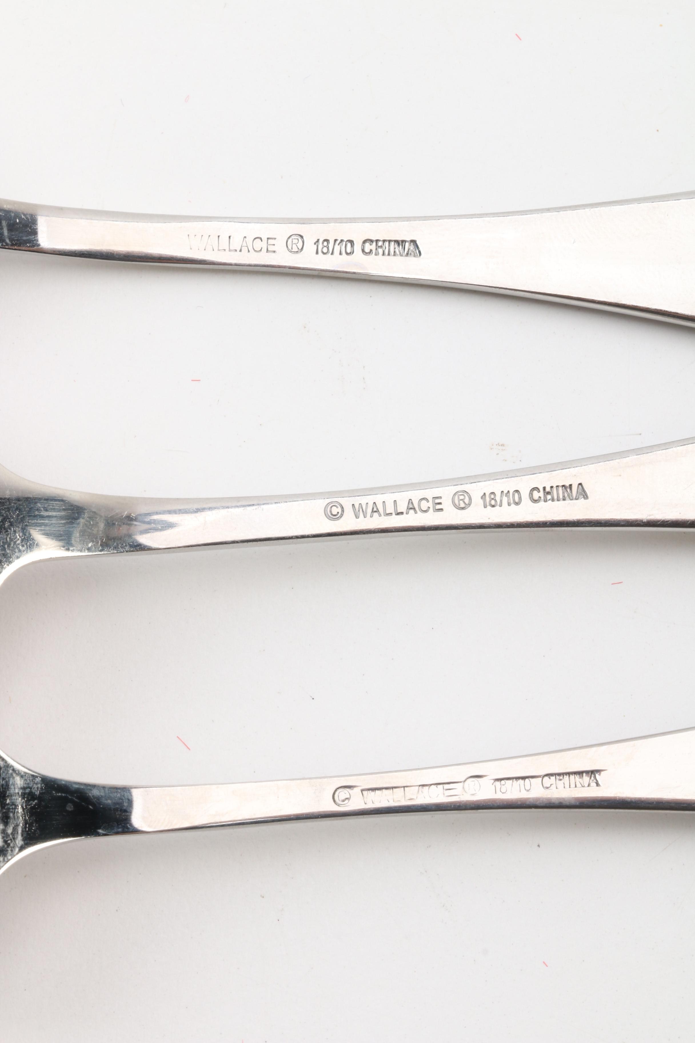 Wallace Stainless Steel "Blaine" Dinner Service Flatware