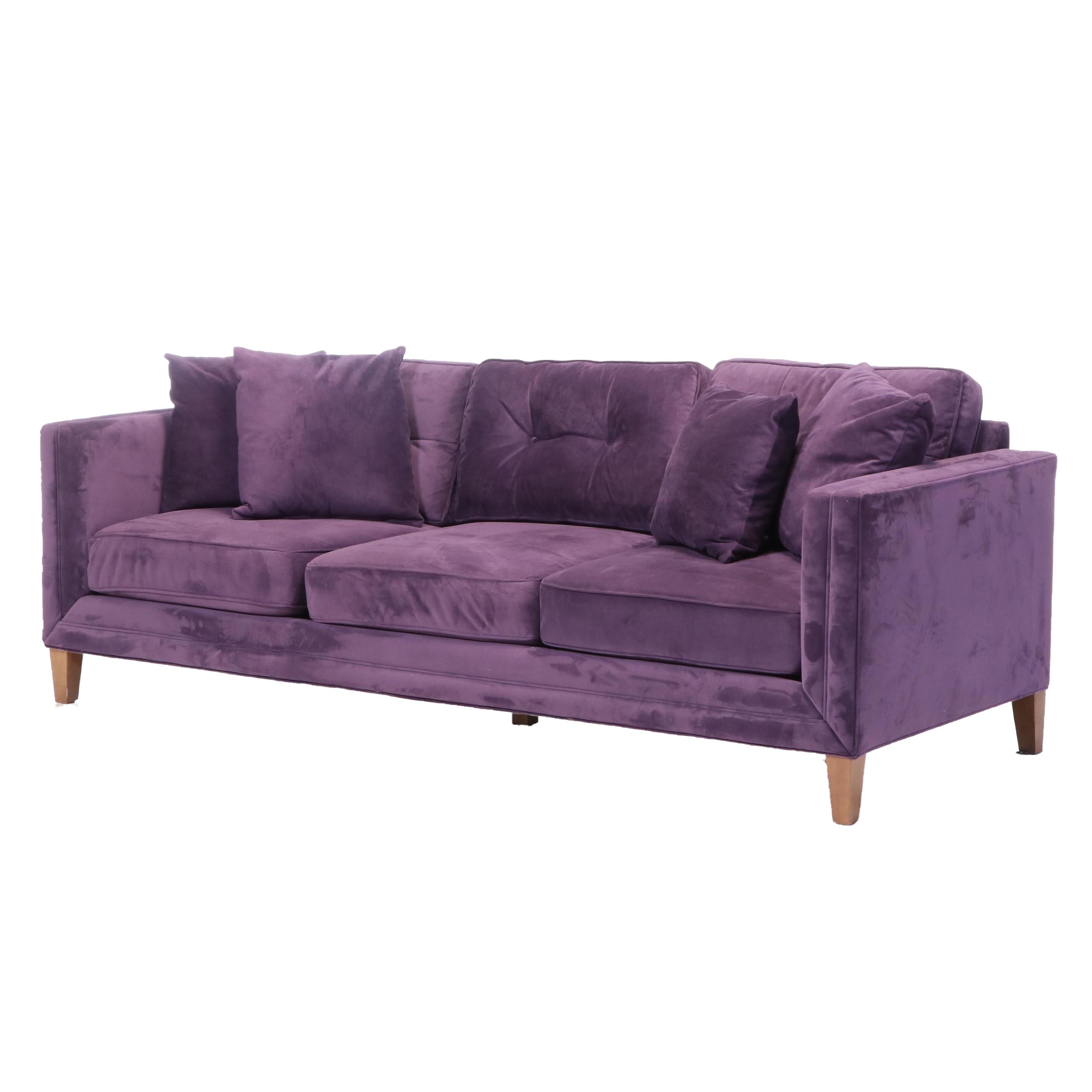 Jonathan Louis "Vonna" Sofa in Bella Aubergine