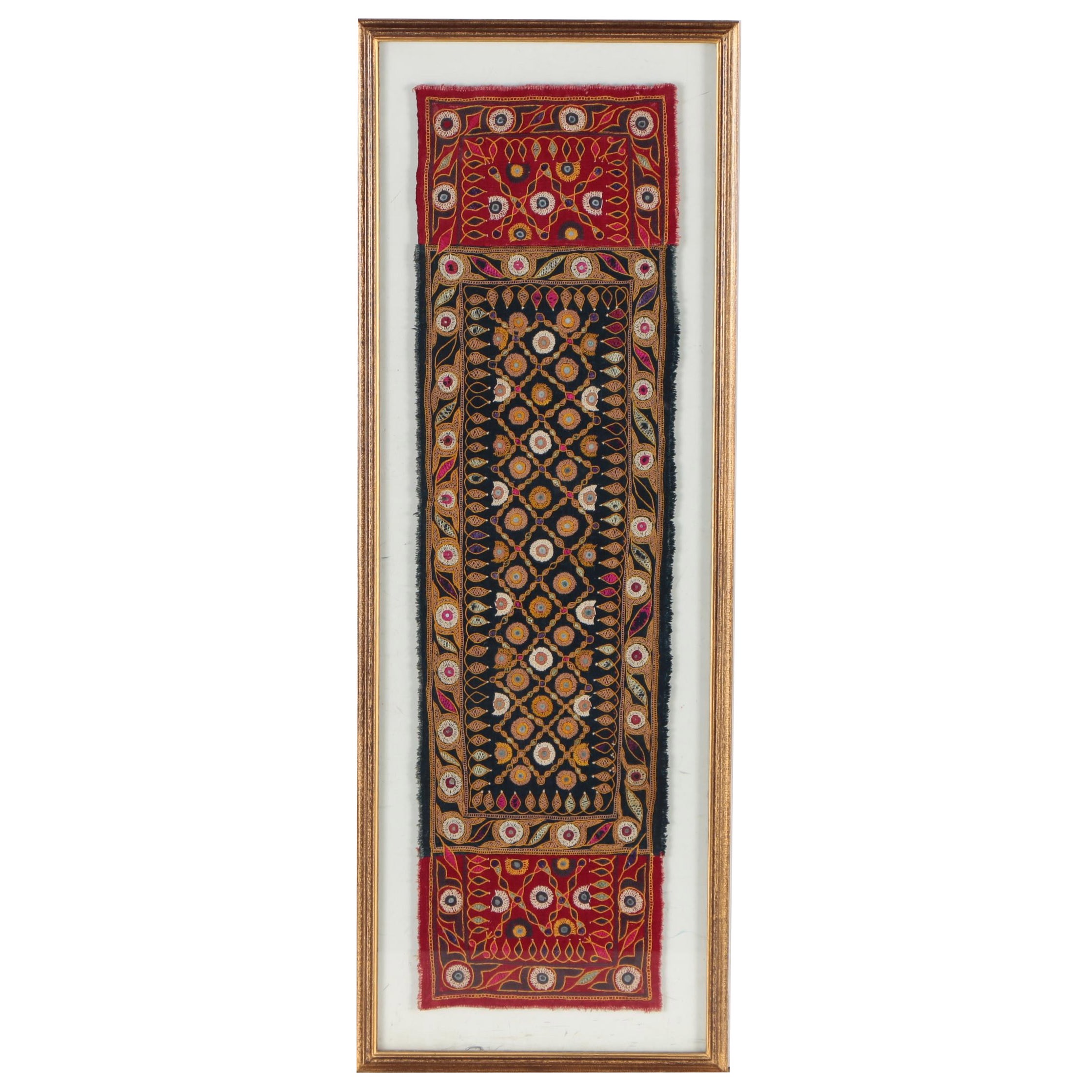 Indian Shisha Embroidered Panel