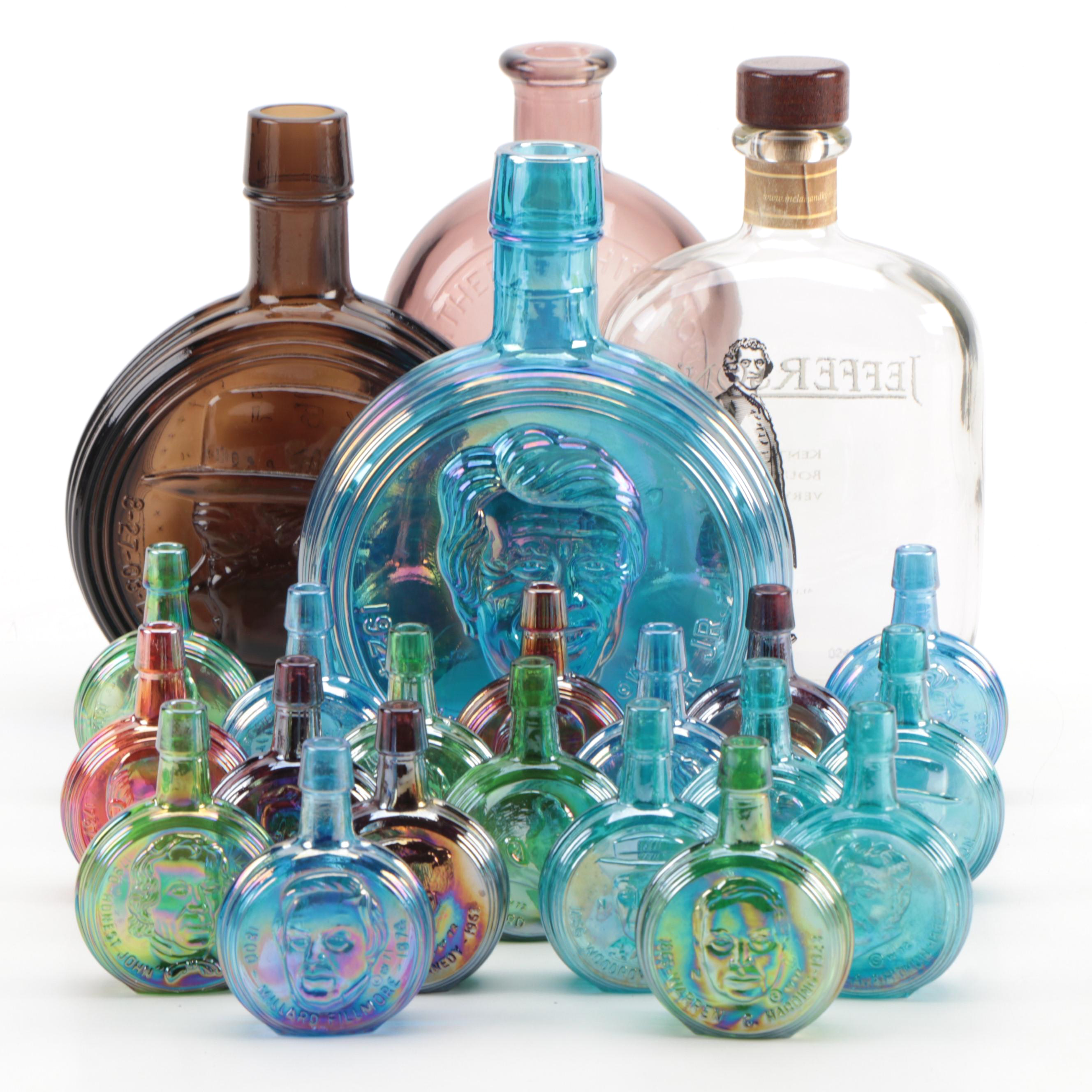 Wheaton Glass Co. Commemorative Presidential Bottles, 1970s