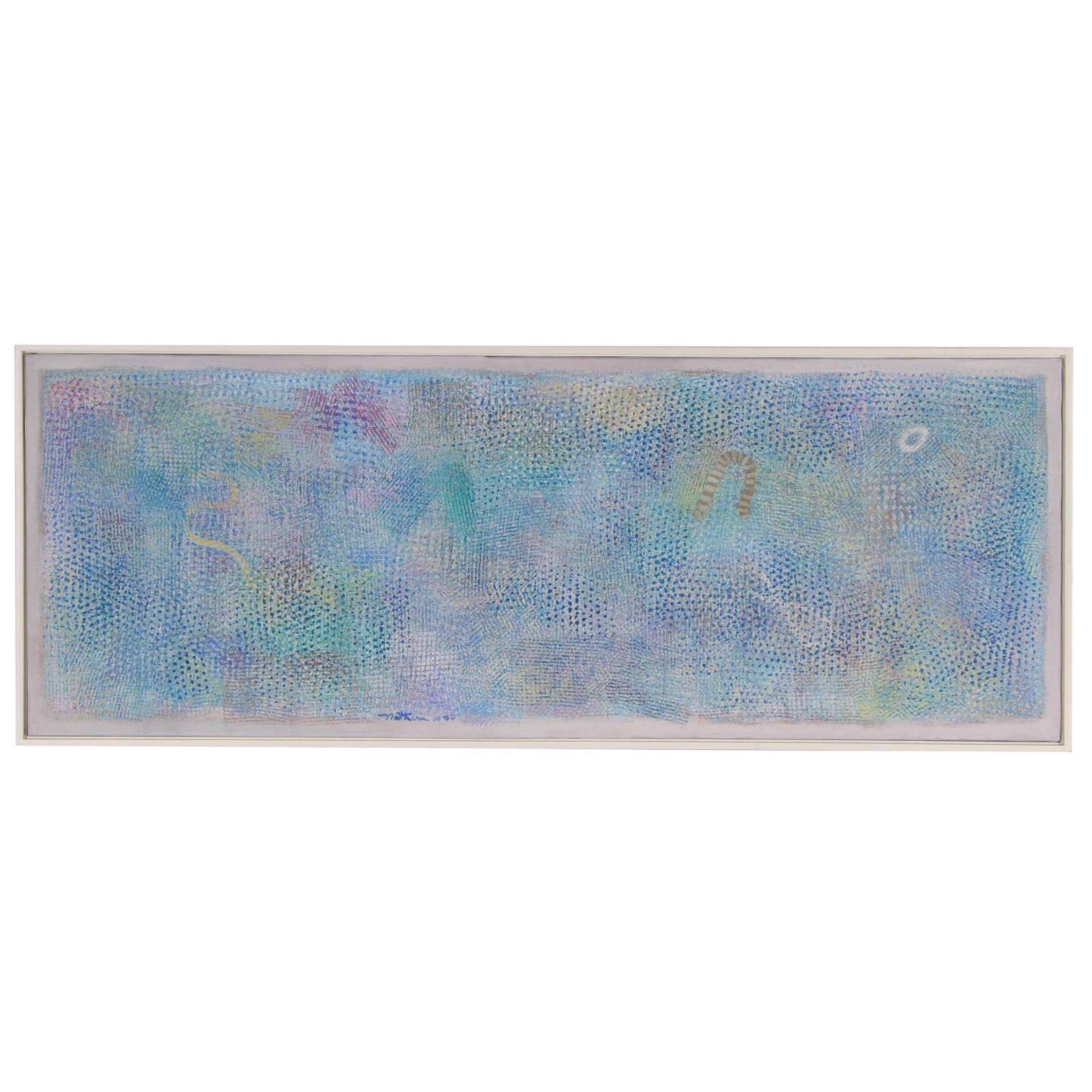 Robert Natkin Abstract Oil Painting "Antic Pergasio", 1994