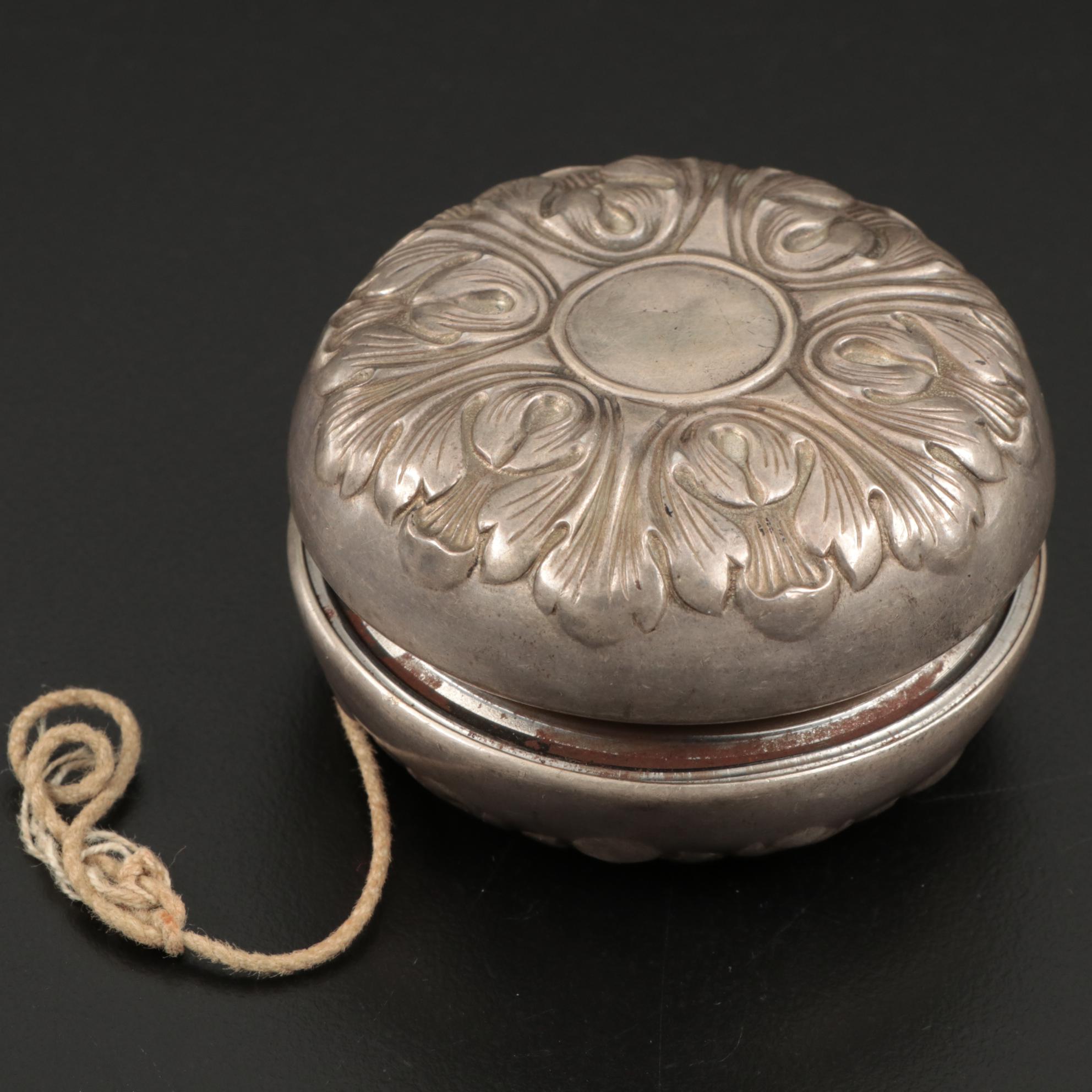 Art Deco Gorham Sterling Silver and Steel Yo-Yo, Early 20th Century