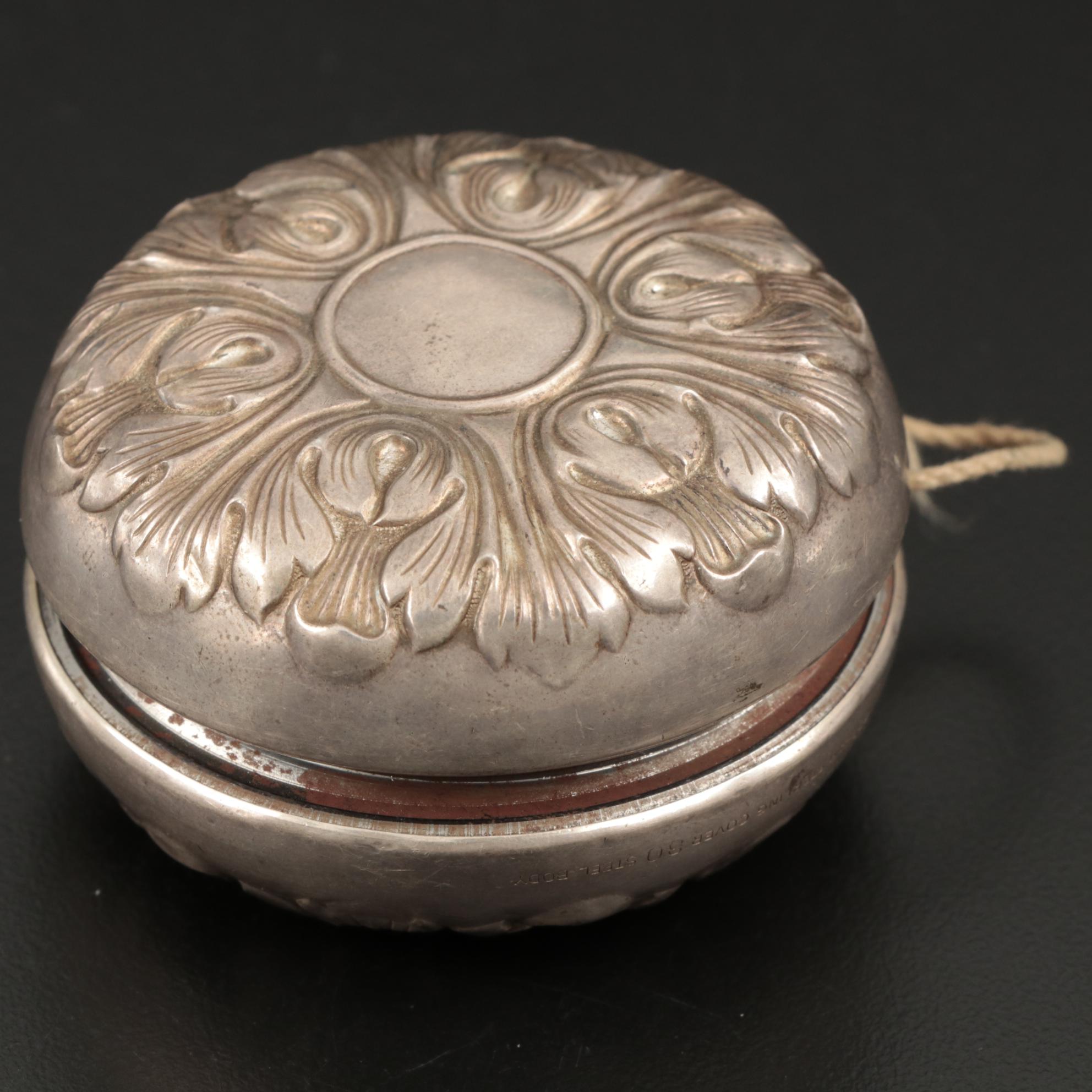 Art Deco Gorham Sterling Silver and Steel Yo-Yo, Early 20th Century