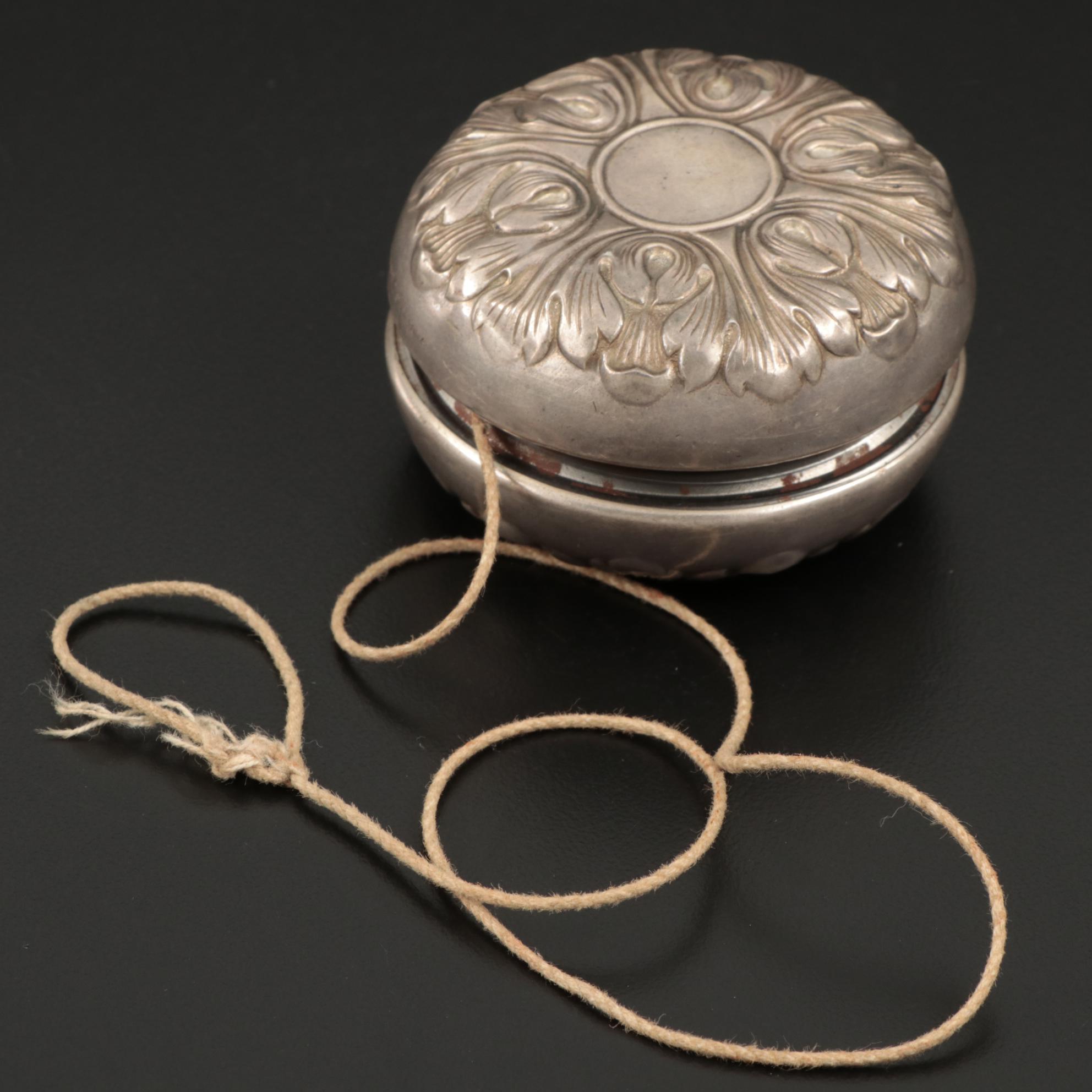 Art Deco Gorham Sterling Silver and Steel Yo-Yo, Early 20th Century