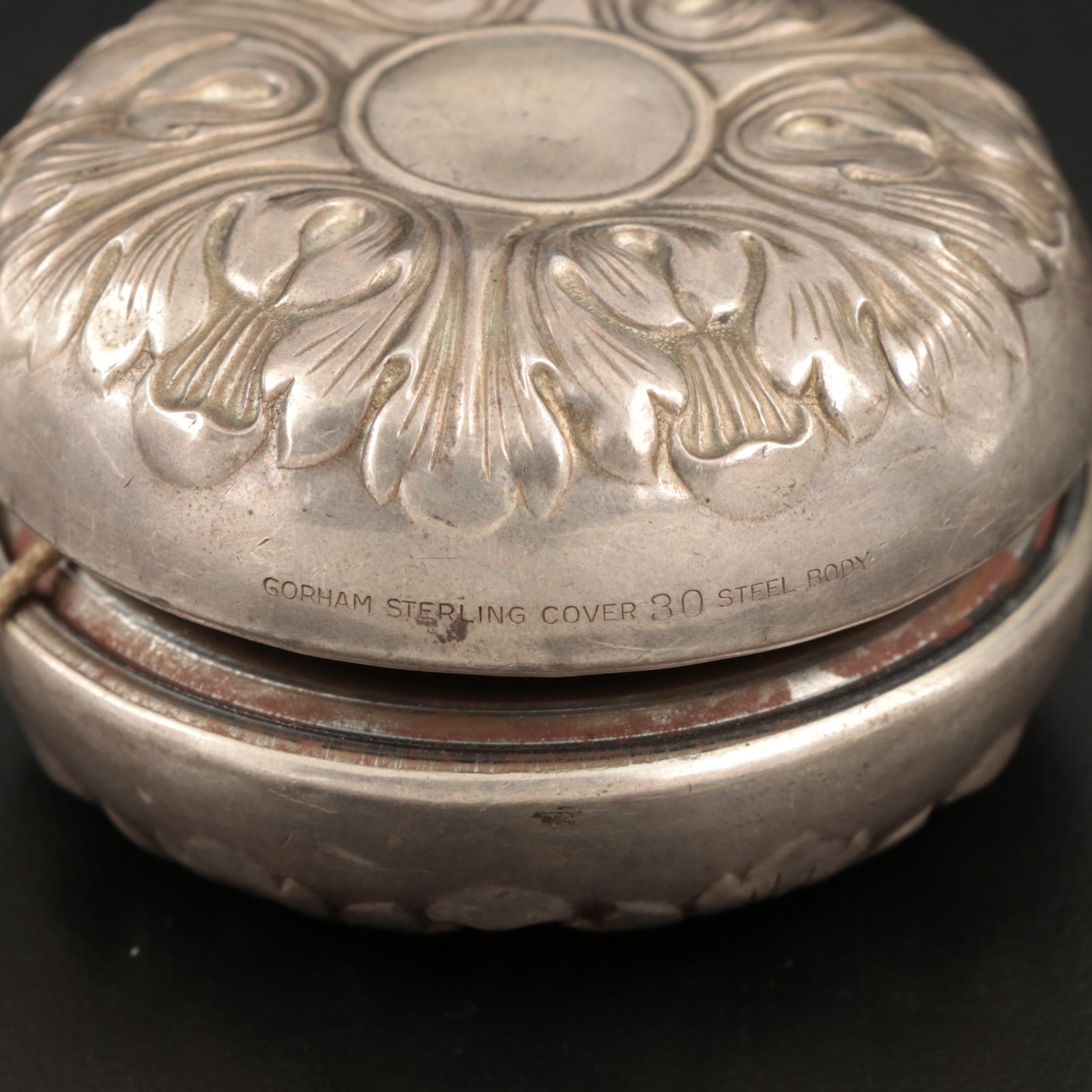 Art Deco Gorham Sterling Silver and Steel Yo-Yo, Early 20th Century
