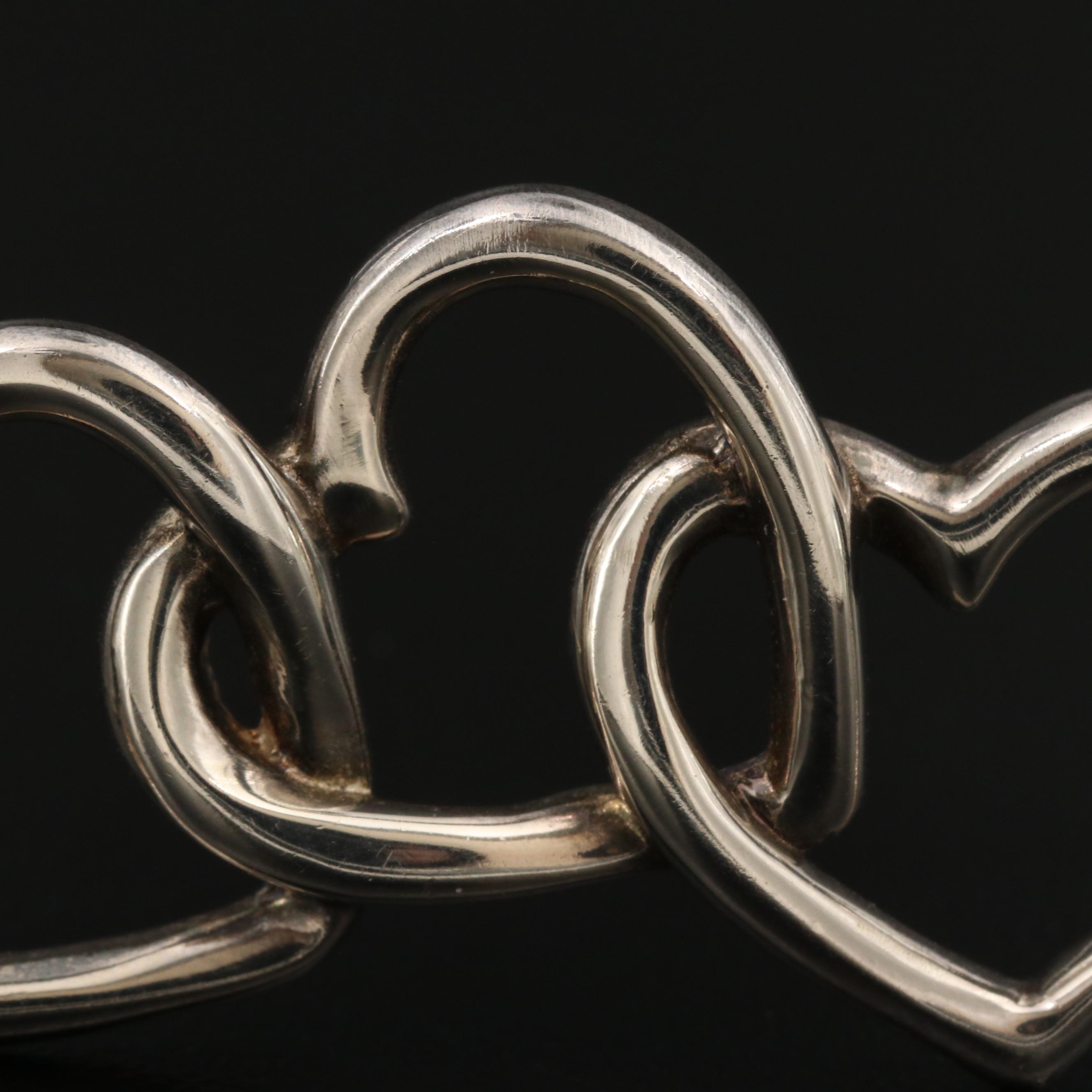 Tiffany & Co. Sterling Silver Heart Brooch