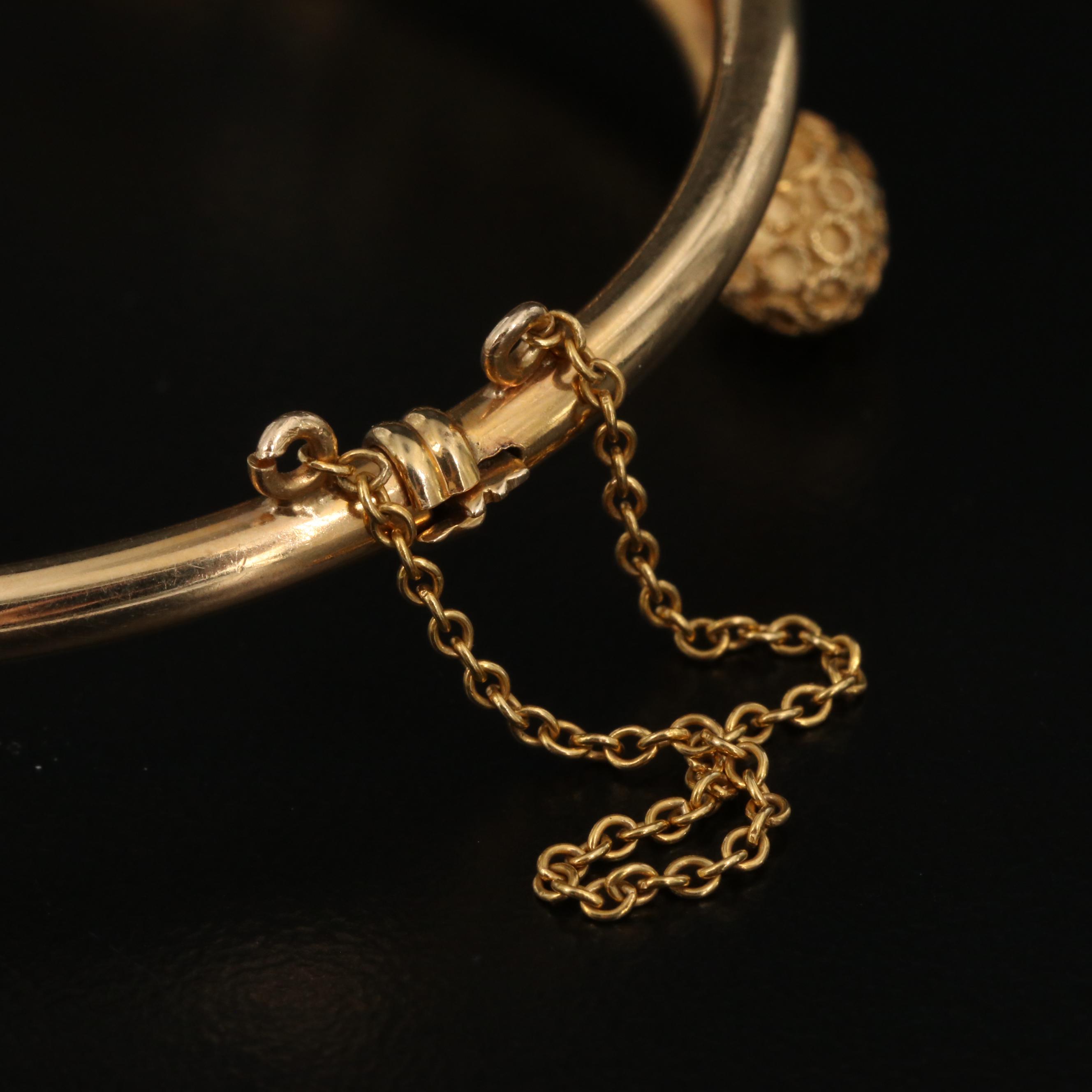 14K Opal Bypass Bracelet