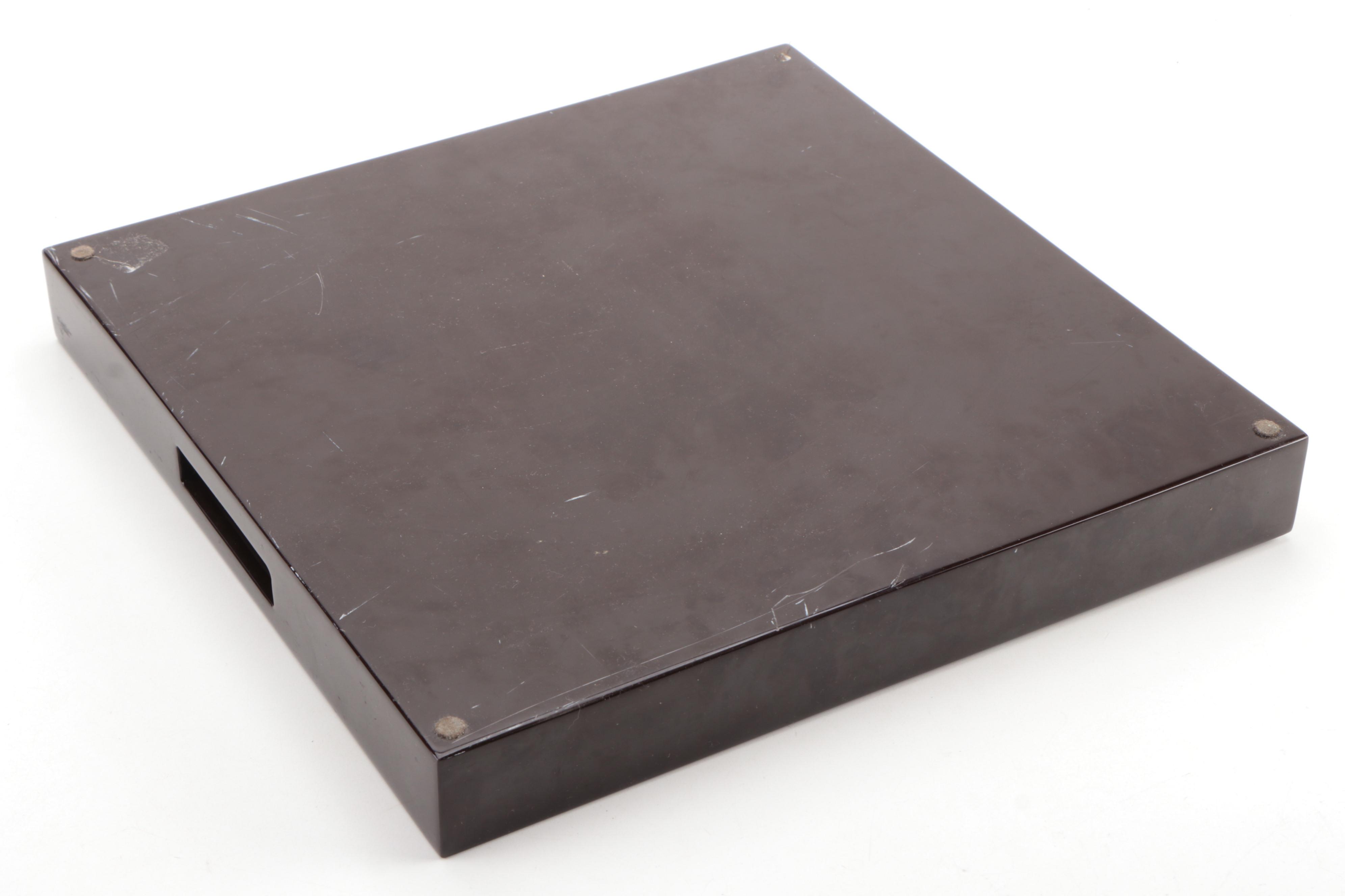 Nancy Calhoun Designs Japanese Tray with Other Laquerware Tray