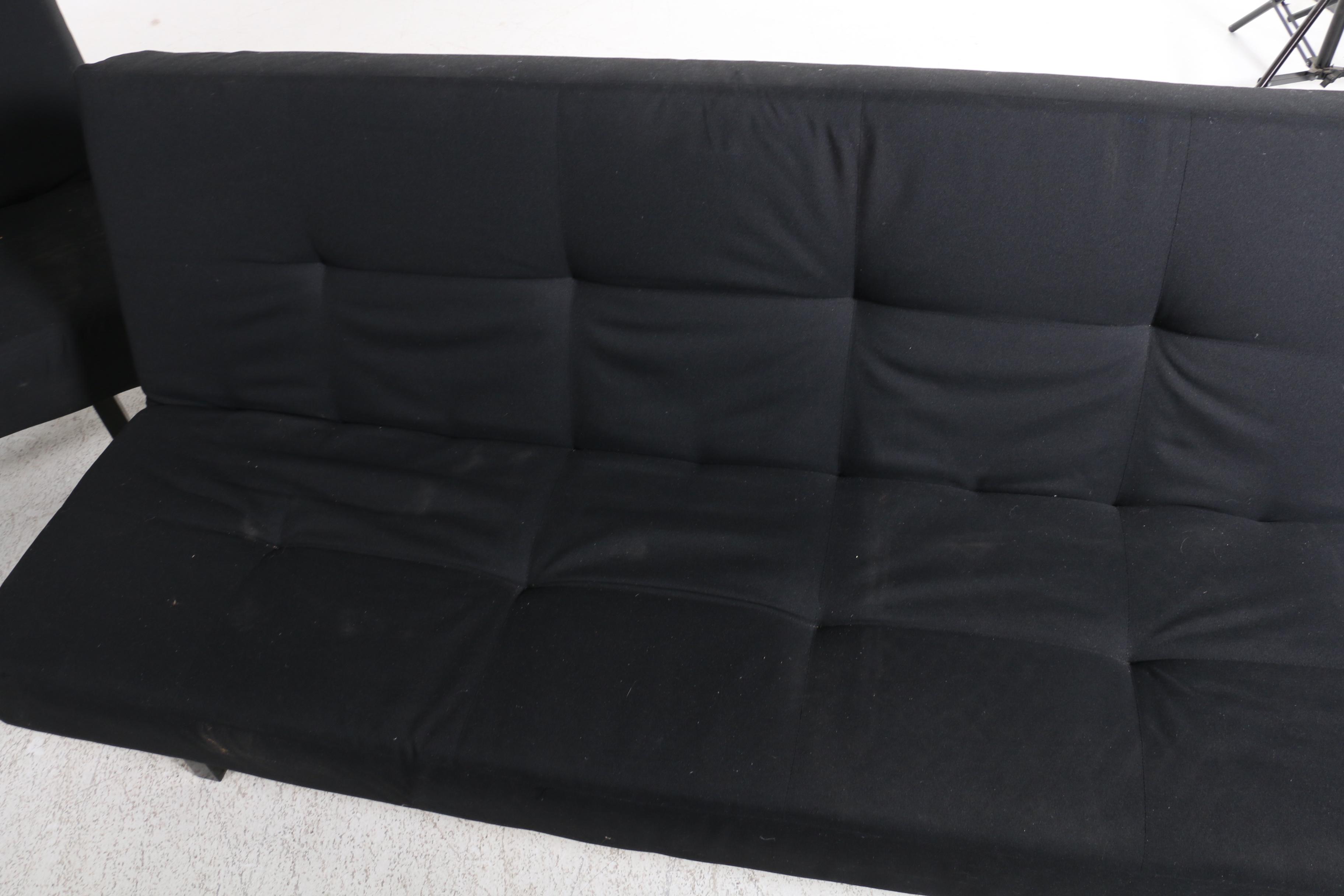 IKEA "Balkarp" Sleeper Sofas with "Lack" Tiered Coffee Table