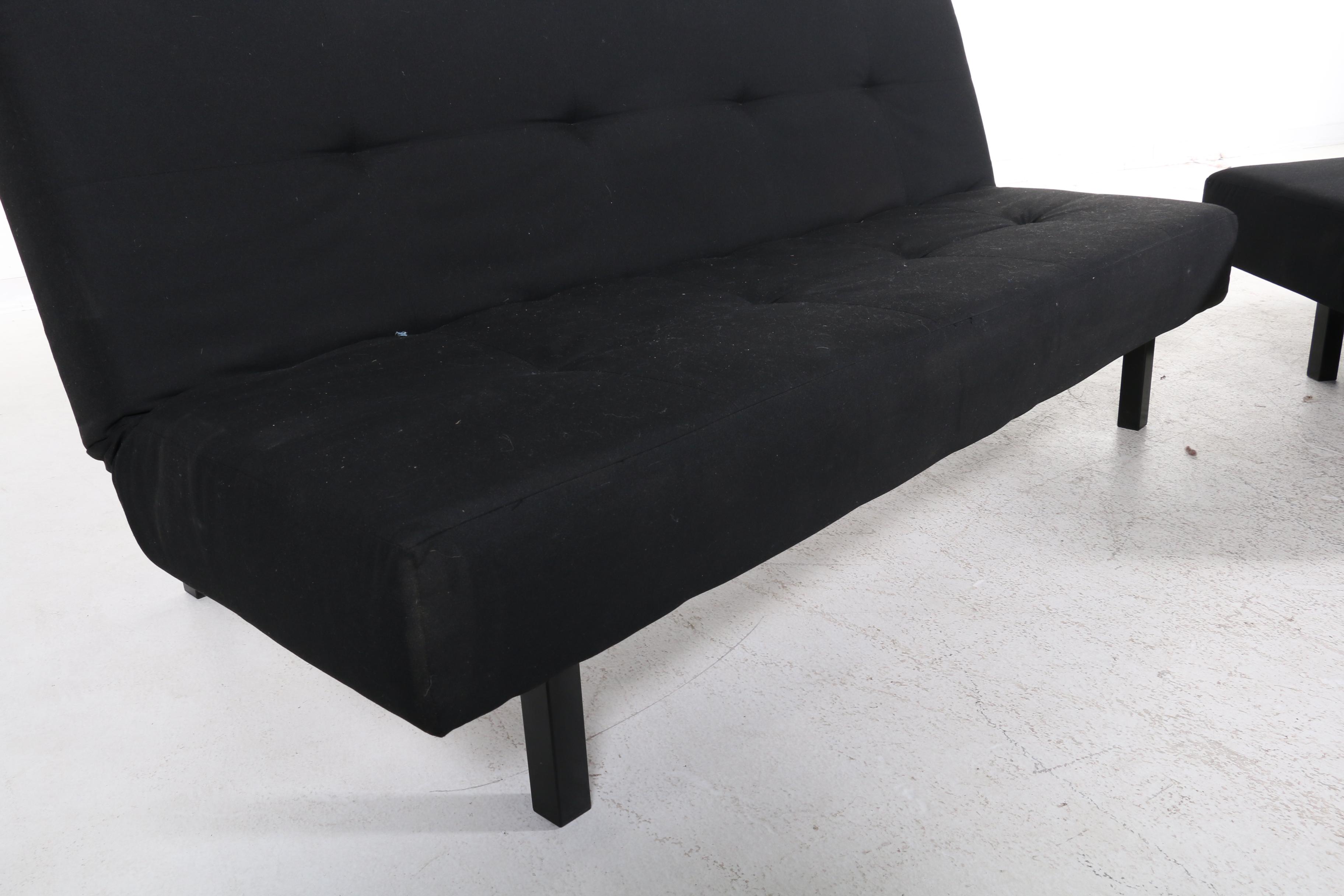 IKEA "Balkarp" Sleeper Sofas with "Lack" Tiered Coffee Table