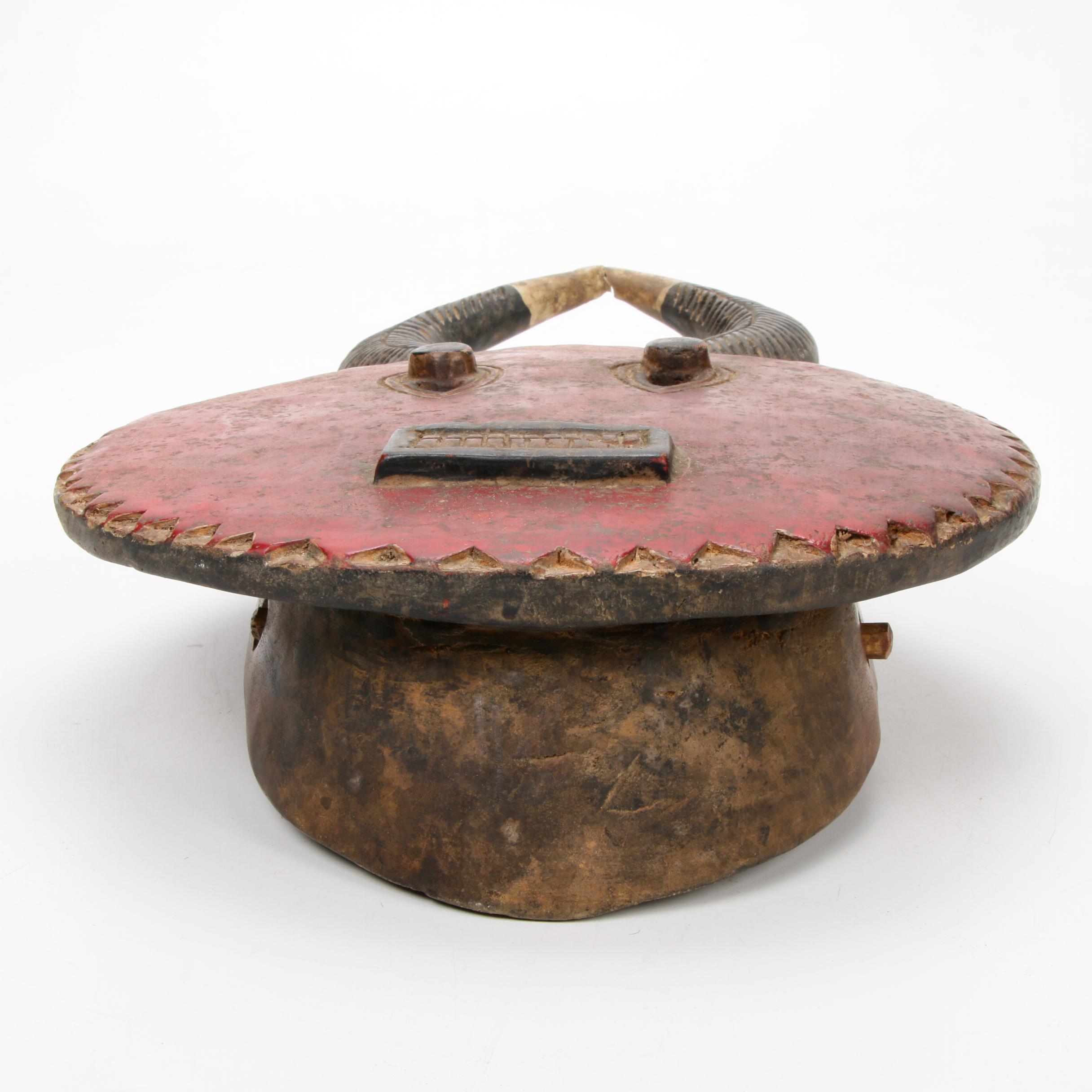 Baule "Kple Kple" Hand-Carved Wood Mask, West Africa