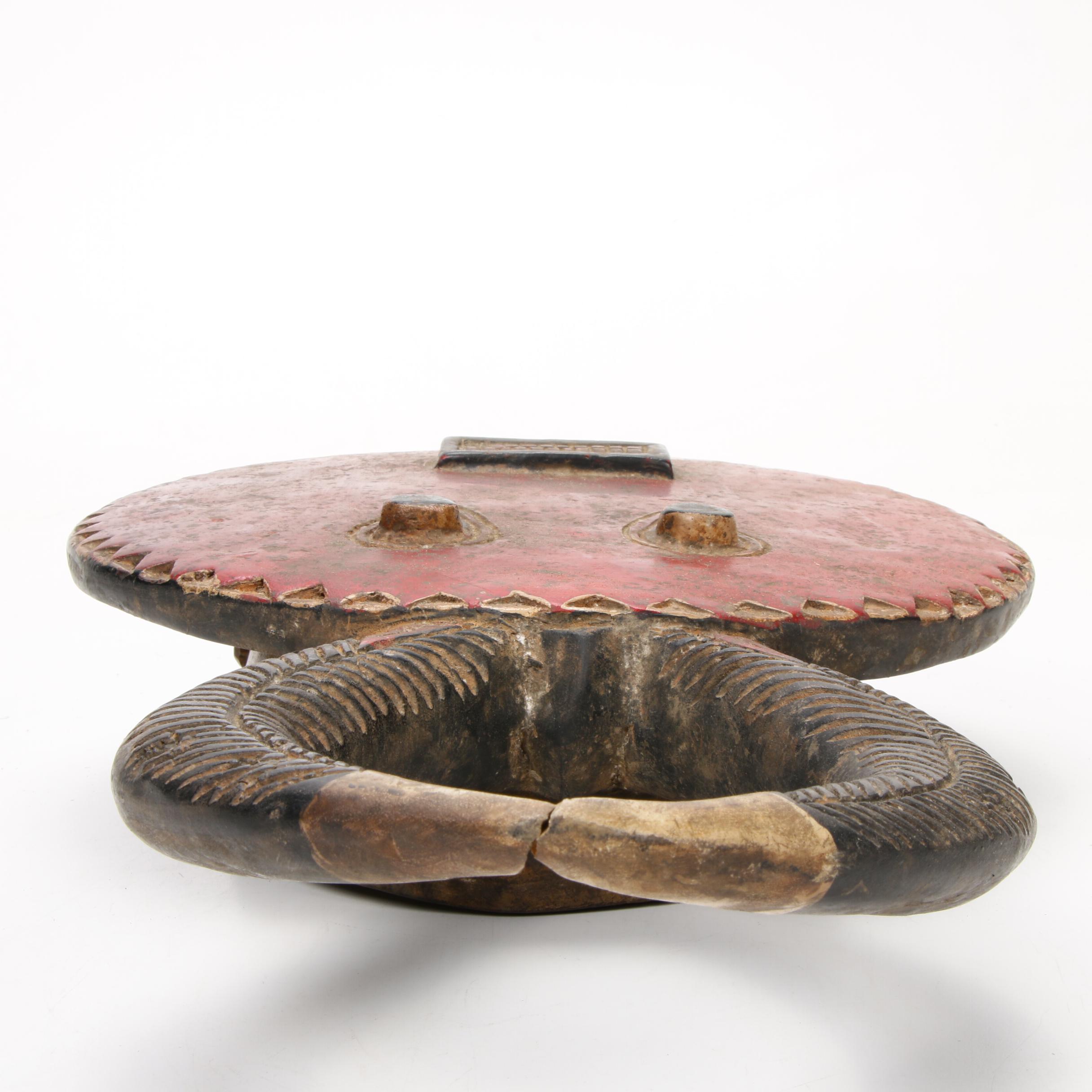 Baule "Kple Kple" Hand-Carved Wood Mask, West Africa