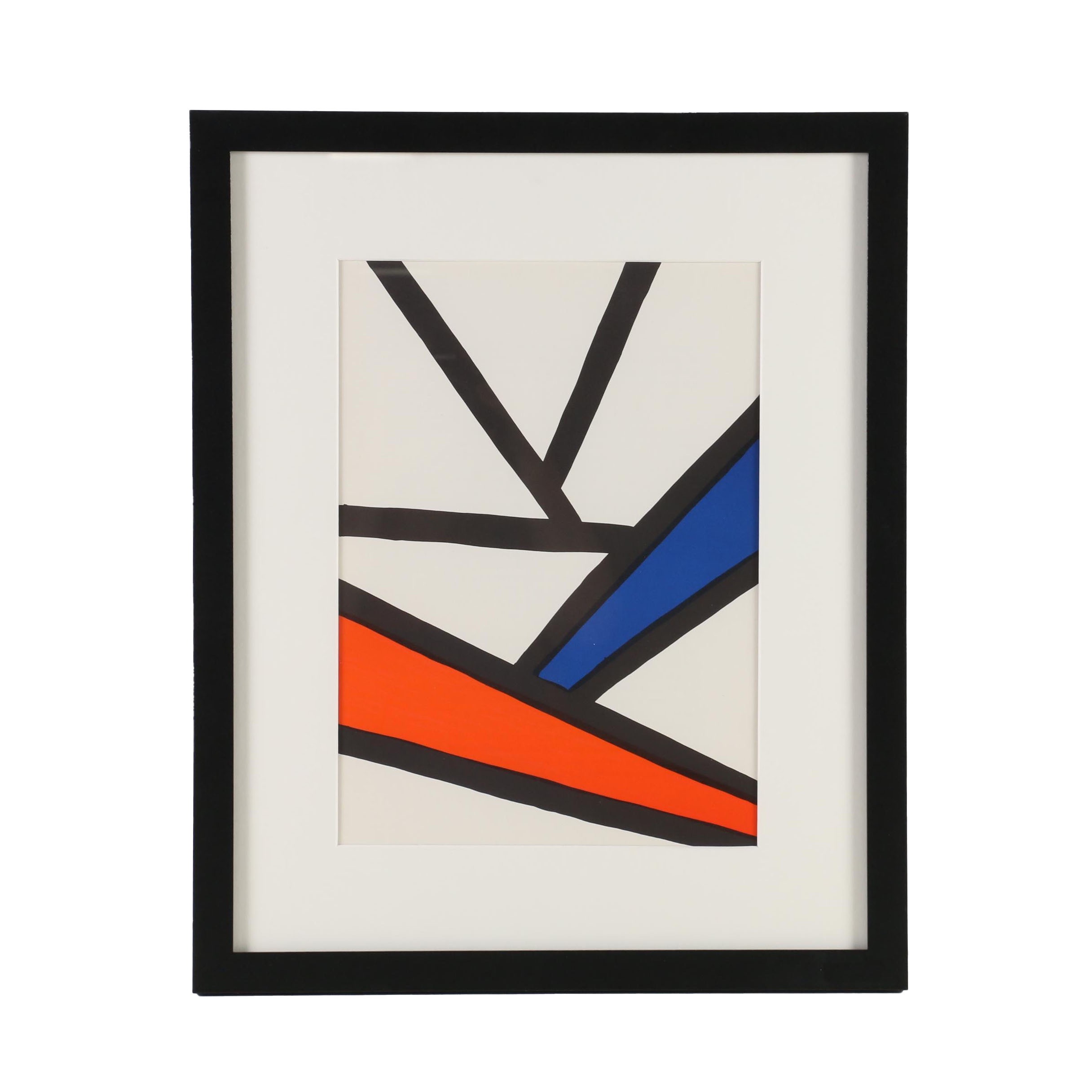Alexander Calder Color Lithograph for "Derrière le Miroir", 1968
