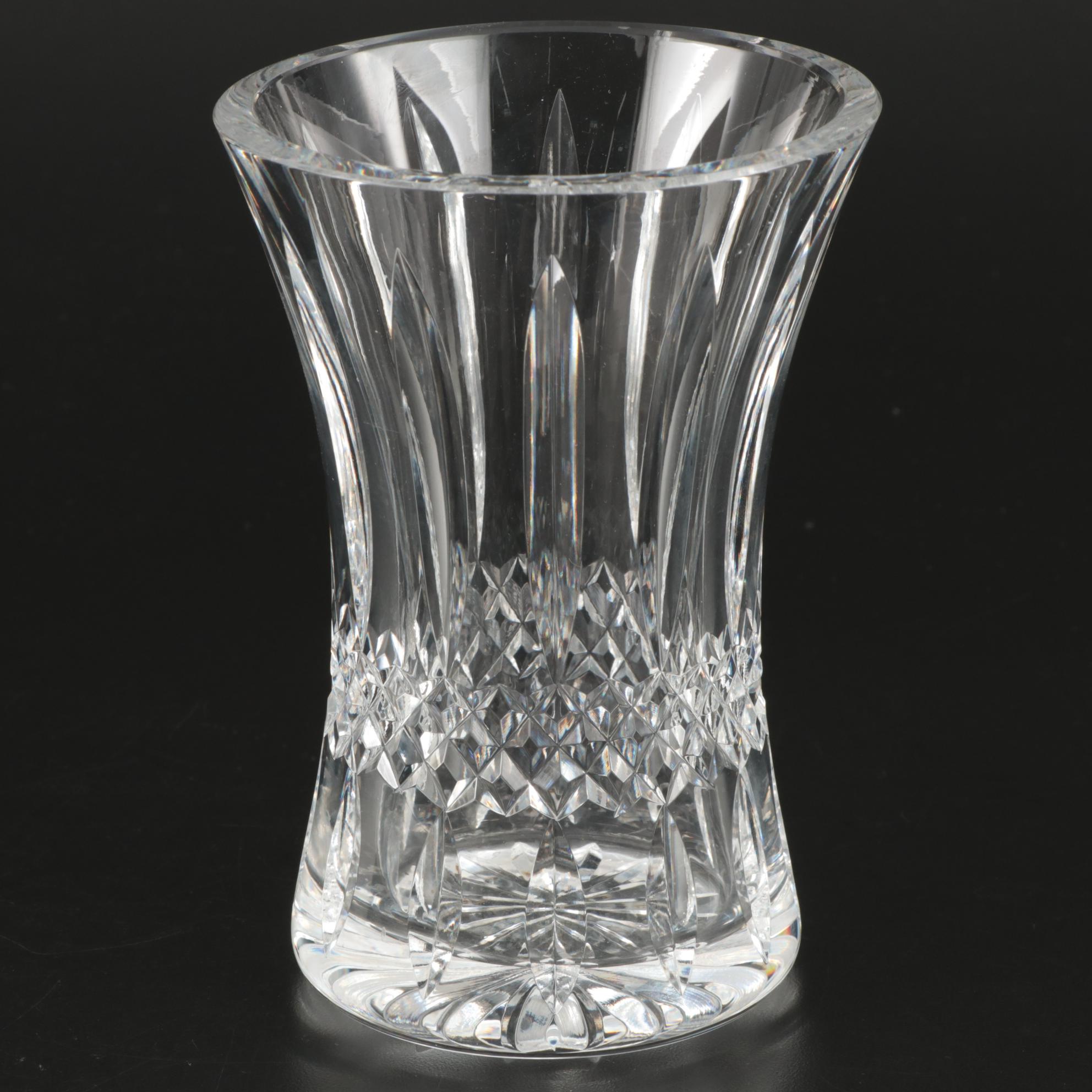 Waterford Crystal Flower Vase, Mid to Late 20th Century