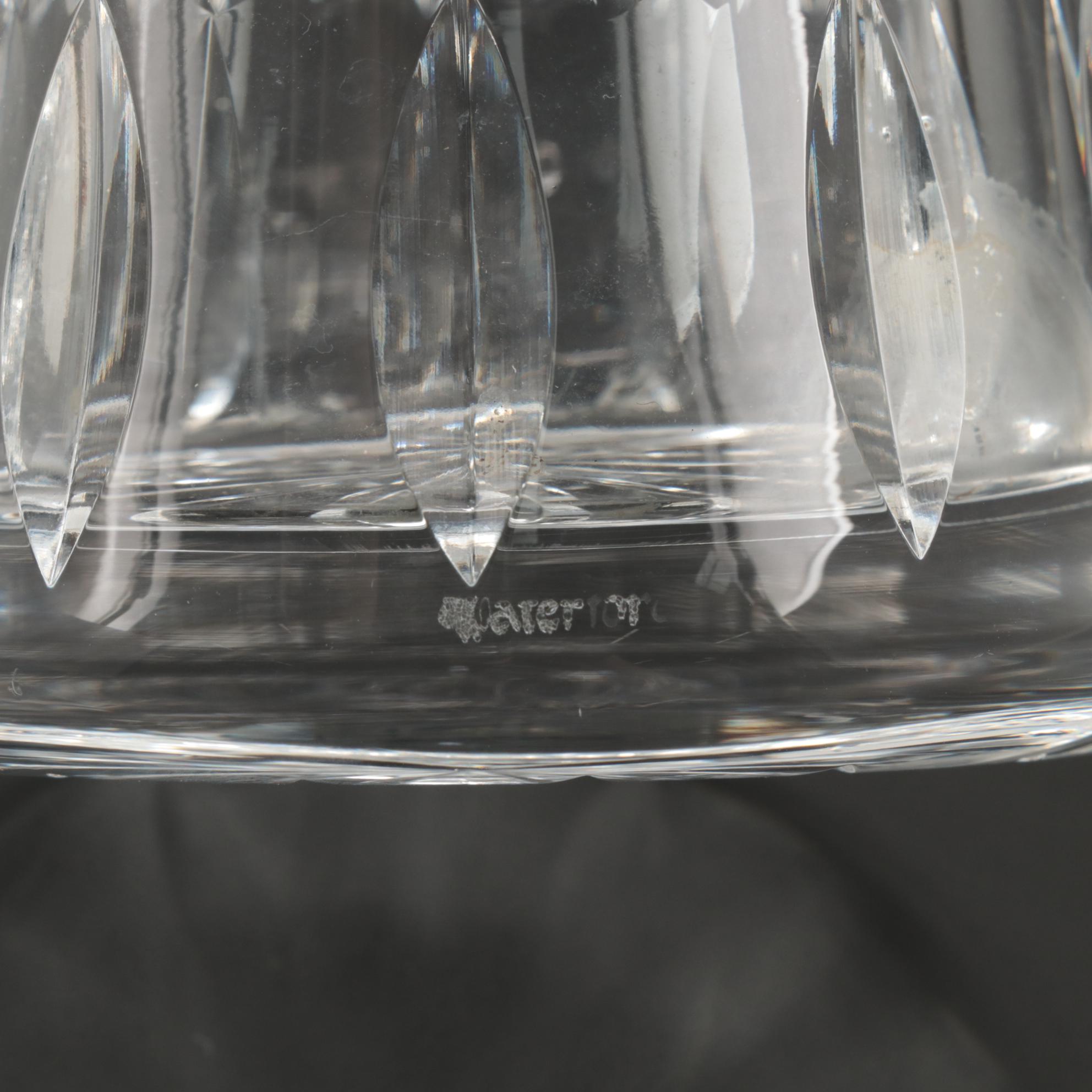 Waterford Crystal Flower Vase, Mid to Late 20th Century