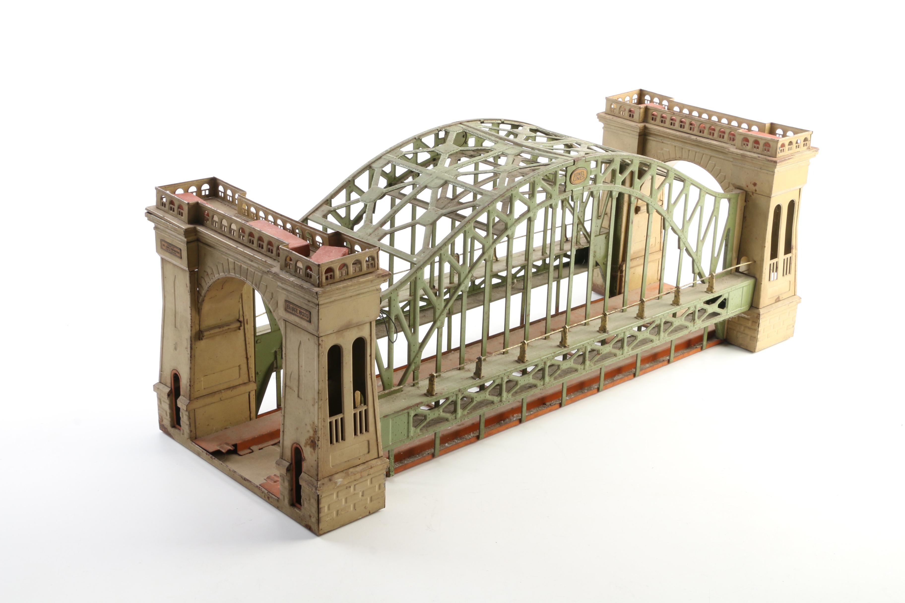 Lionel Corp. Model Train No. 300 Standard Gauge Hellgate Bridge, 1920s-1930s