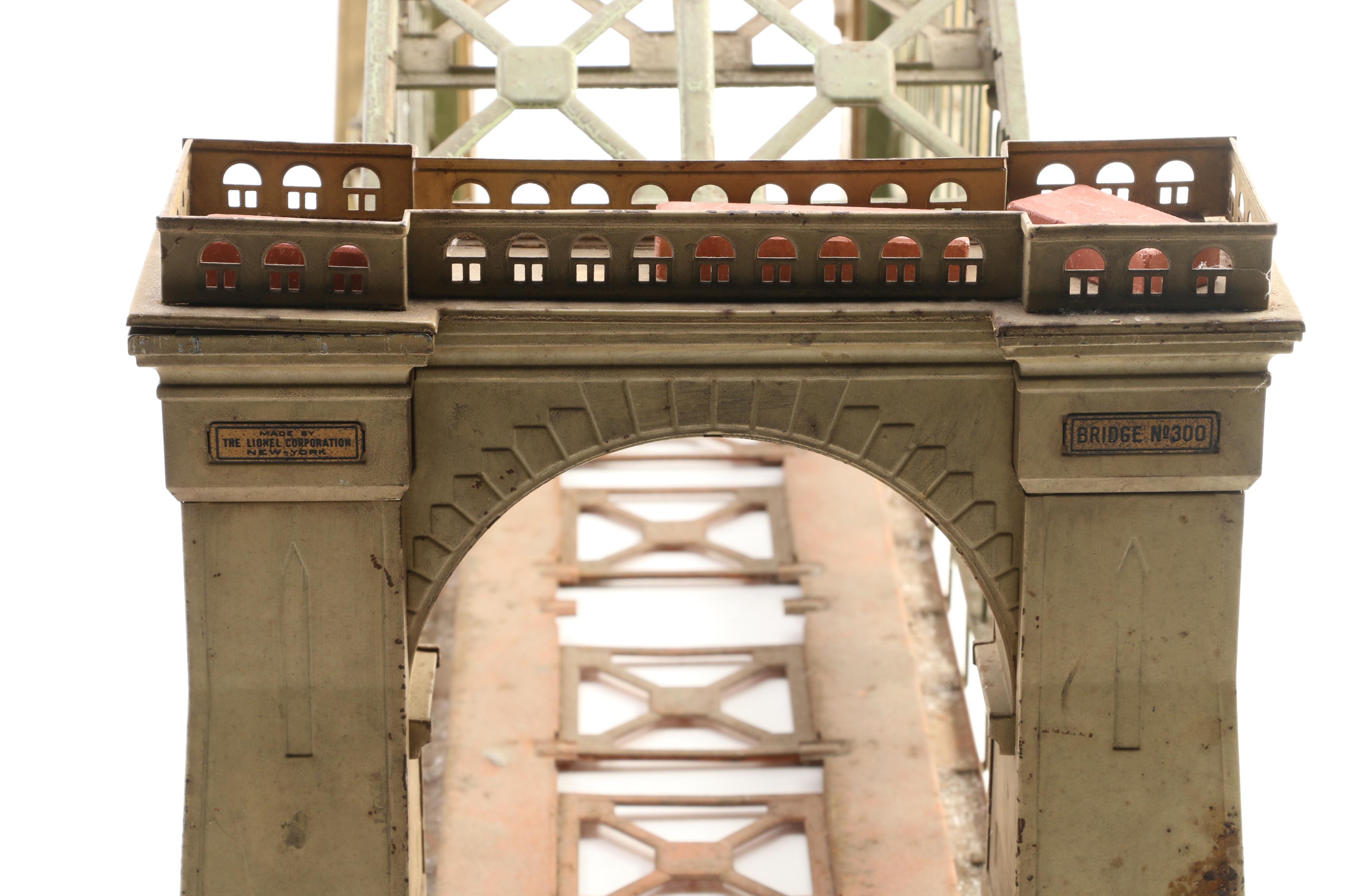 Lionel Corp. Model Train No. 300 Standard Gauge Hellgate Bridge, 1920s-1930s