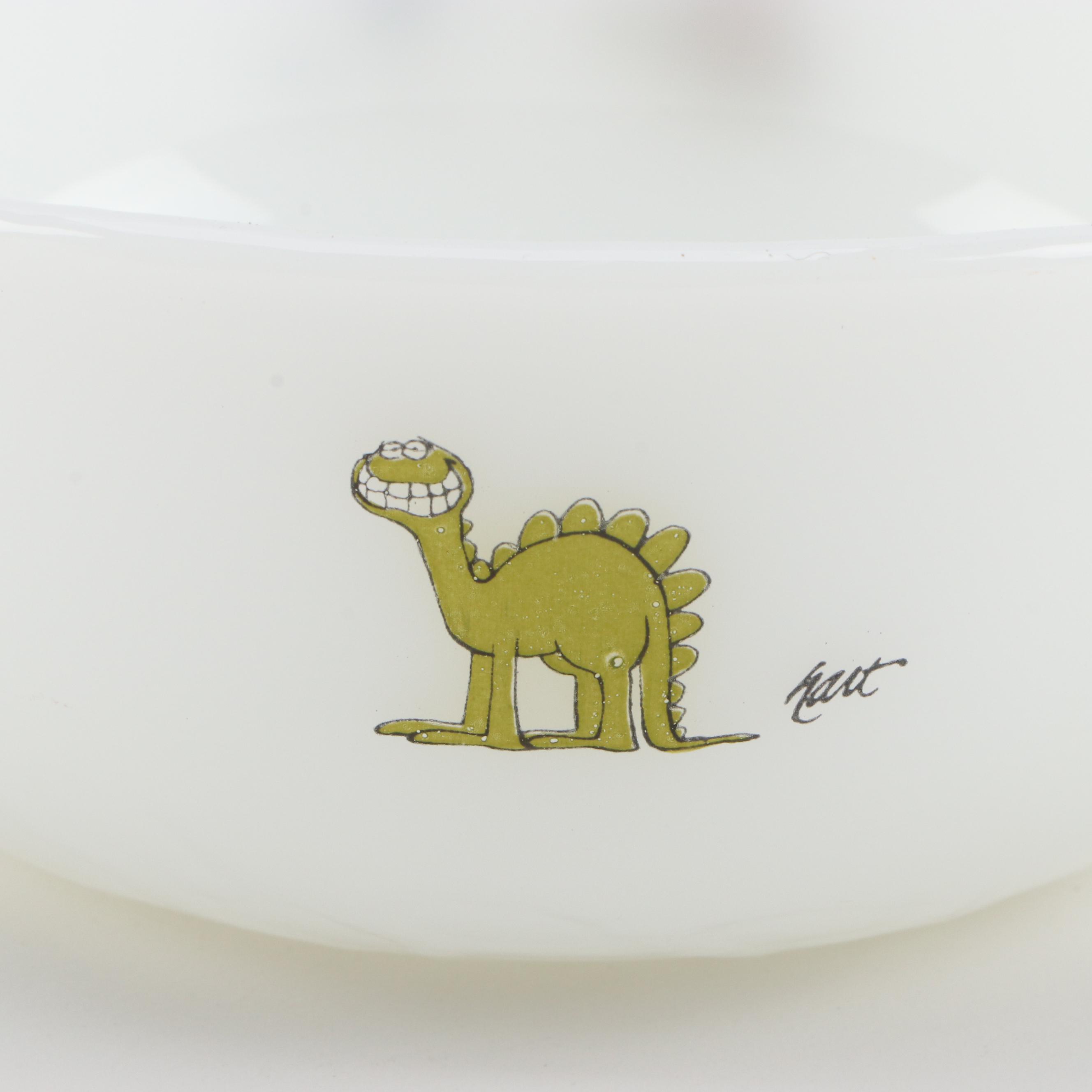 Johnny Hart "B.C." Comic Strip Themed Barware and Dinnerware