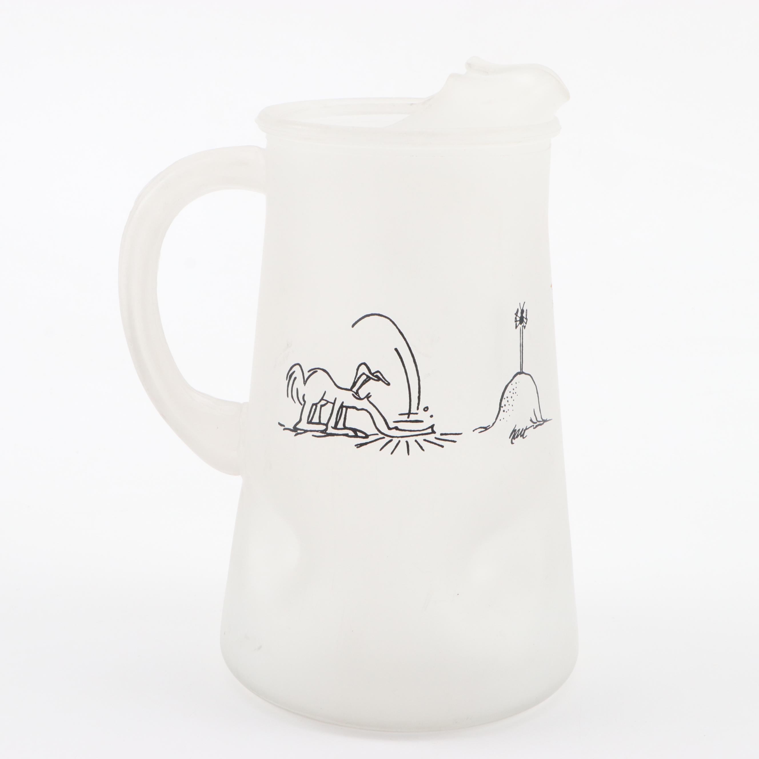 Johnny Hart "B.C." Comic Strip Themed Barware and Dinnerware