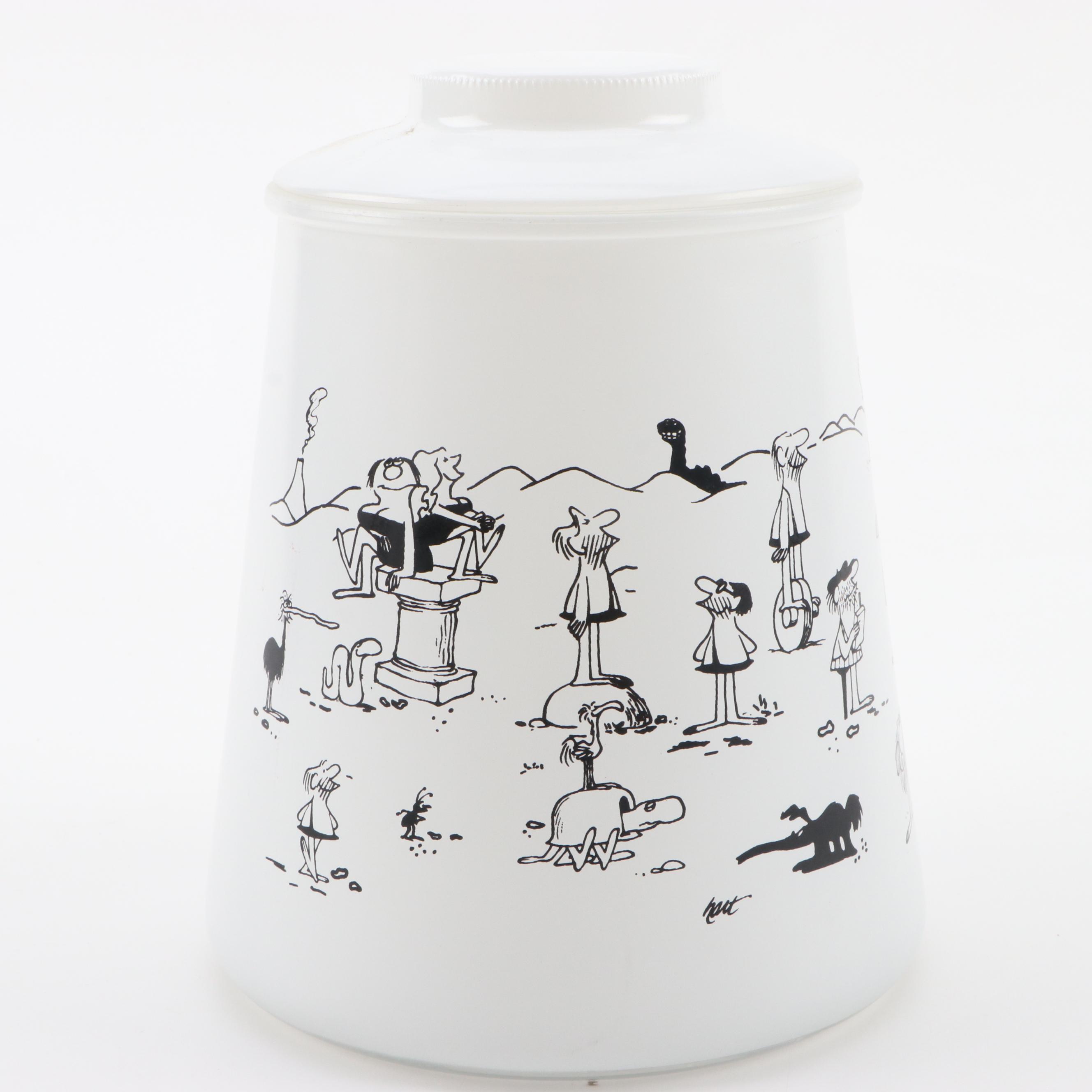 Johnny Hart "B.C." Comic Strip Themed Barware and Dinnerware