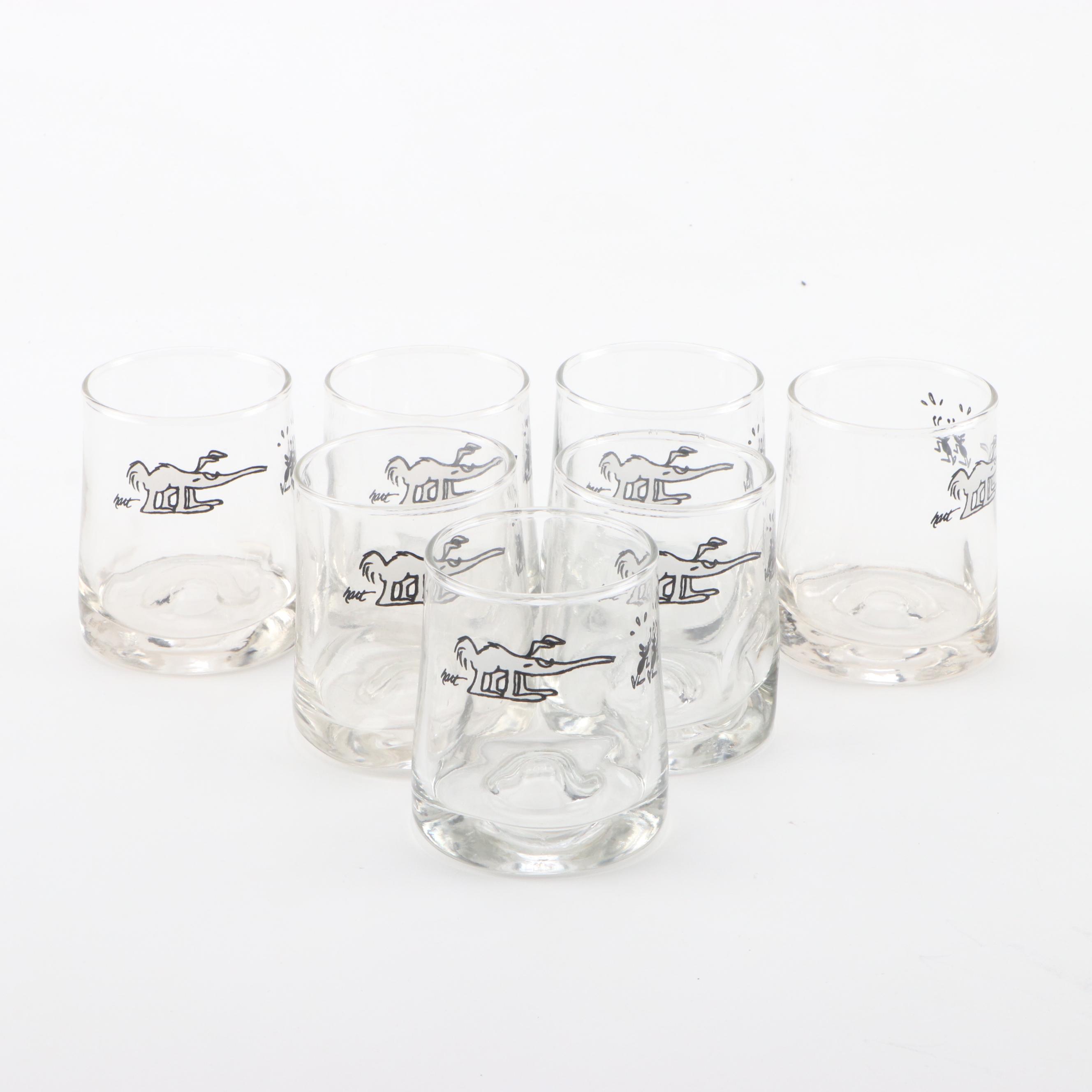 Johnny Hart "B.C." Comic Strip Themed Barware and Dinnerware