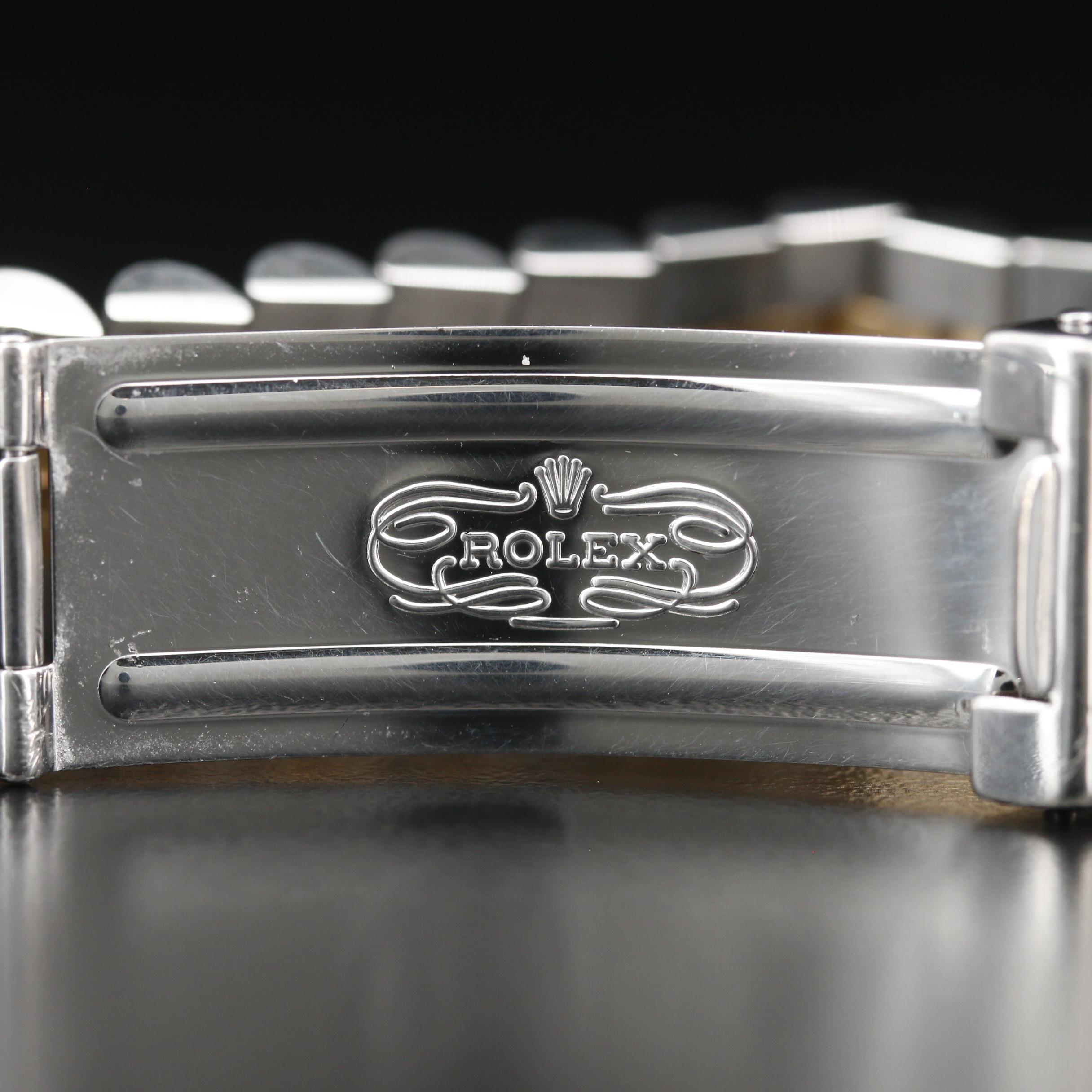 1968 Rolex Datejust Pie Pan Dial 18K and Stainless Steel Automatic Watch