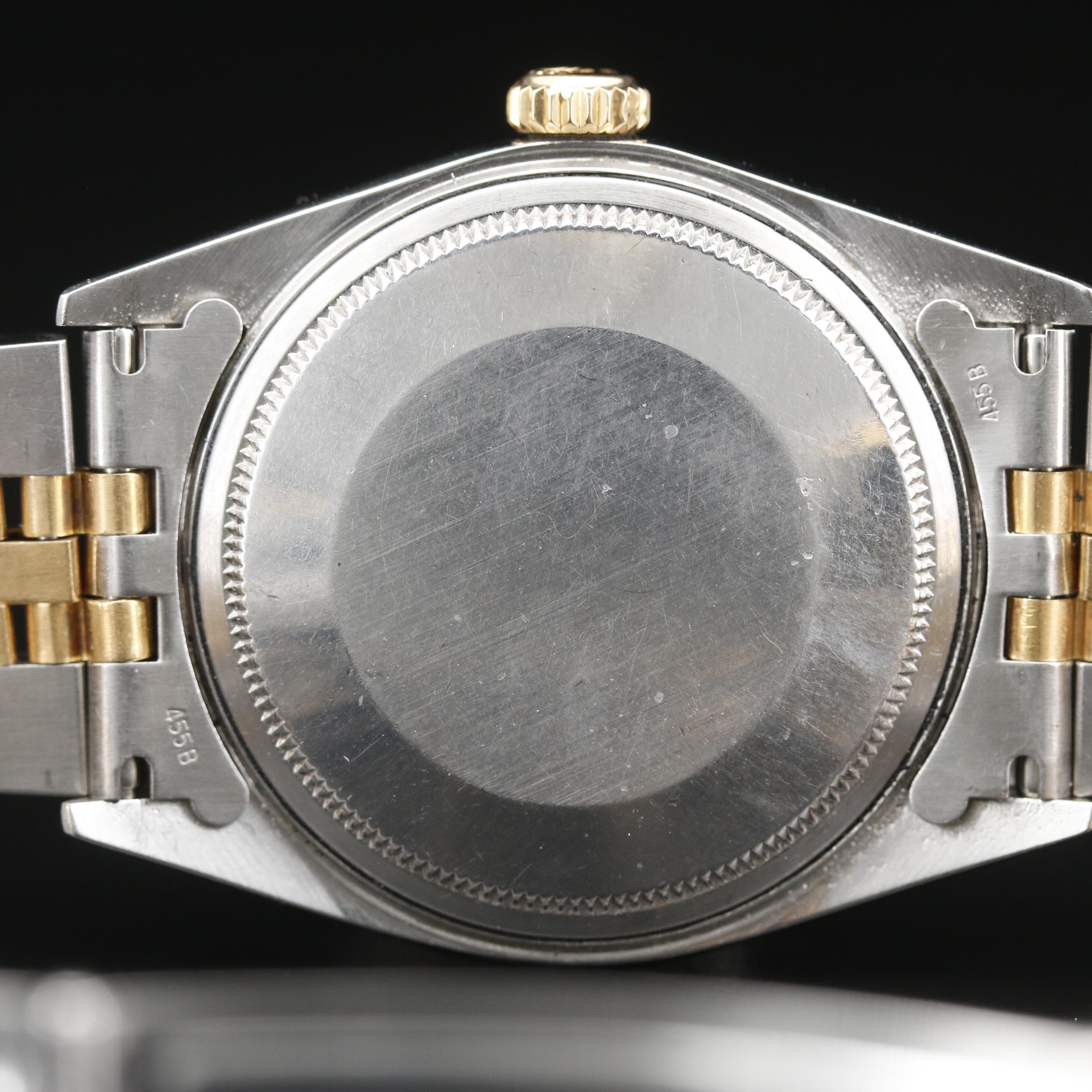 1968 Rolex Datejust Pie Pan Dial 18K and Stainless Steel Automatic Watch