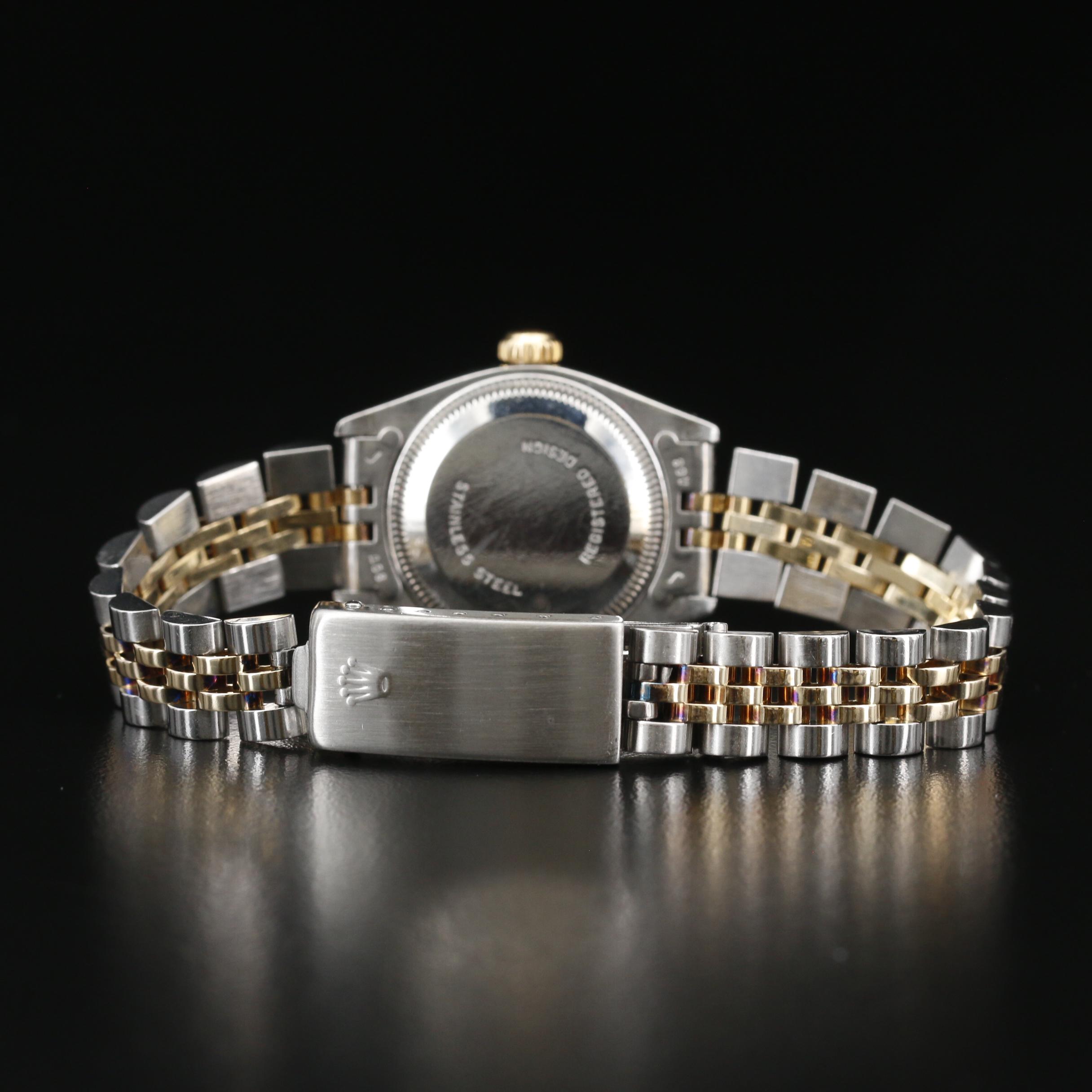 1979 Rolex Date Stainless Steel and 14K Automatic Watch