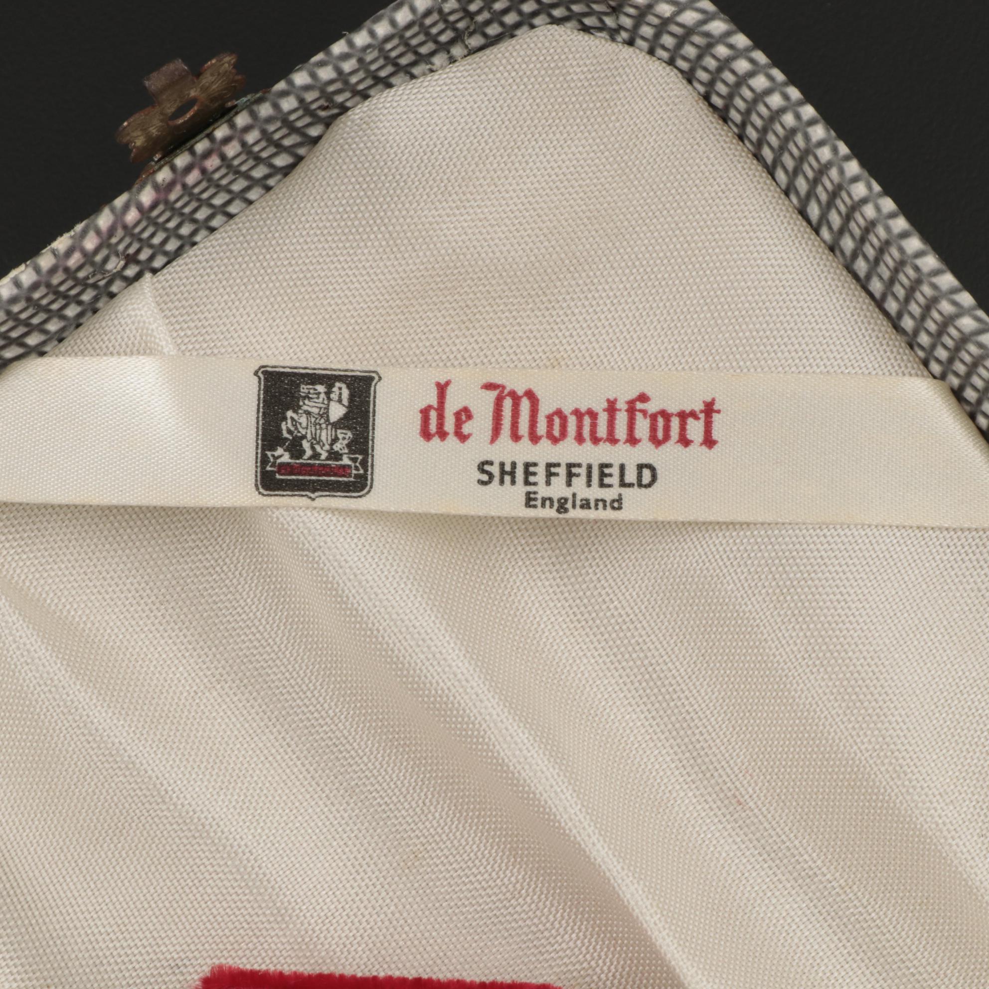 De Montfort Silver Plate Demitasse Spoon Set with Case, Vintage