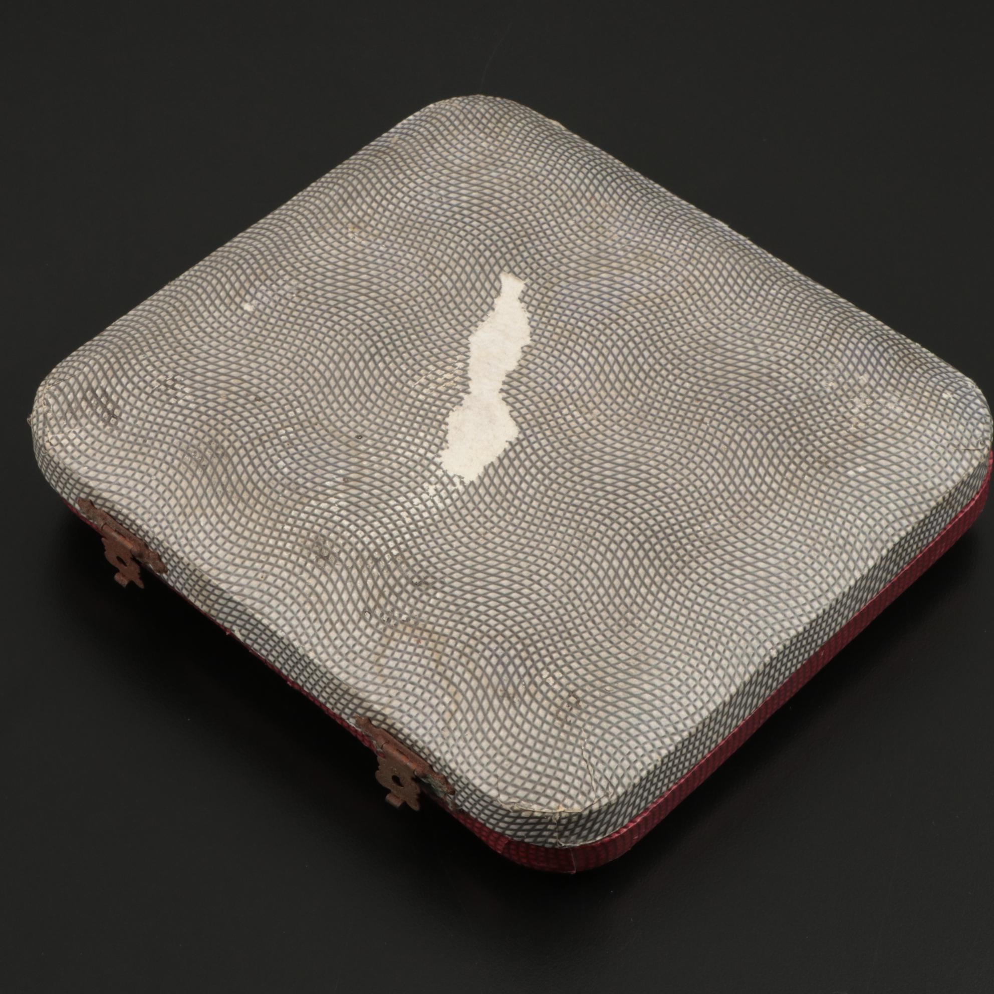 De Montfort Silver Plate Demitasse Spoon Set with Case, Vintage