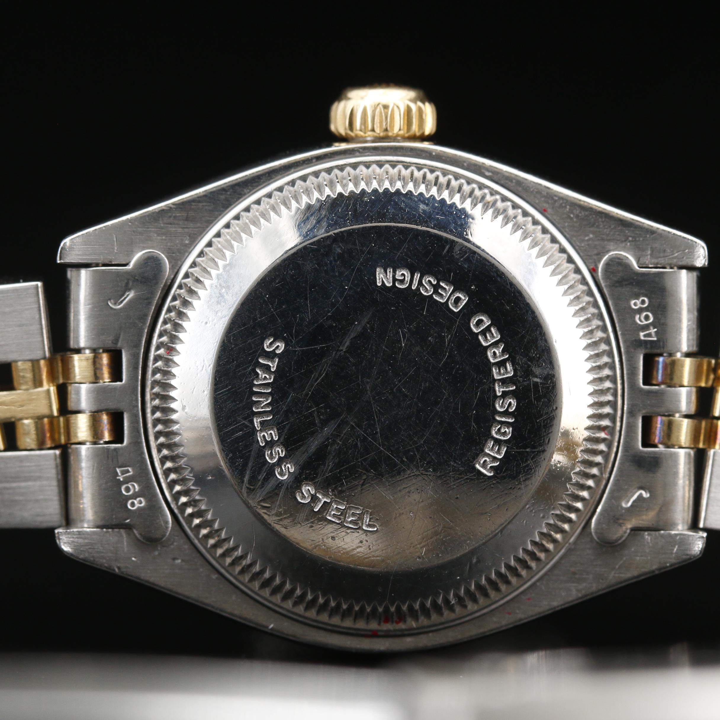 1979 Rolex Date Stainless Steel and 14K Automatic Watch