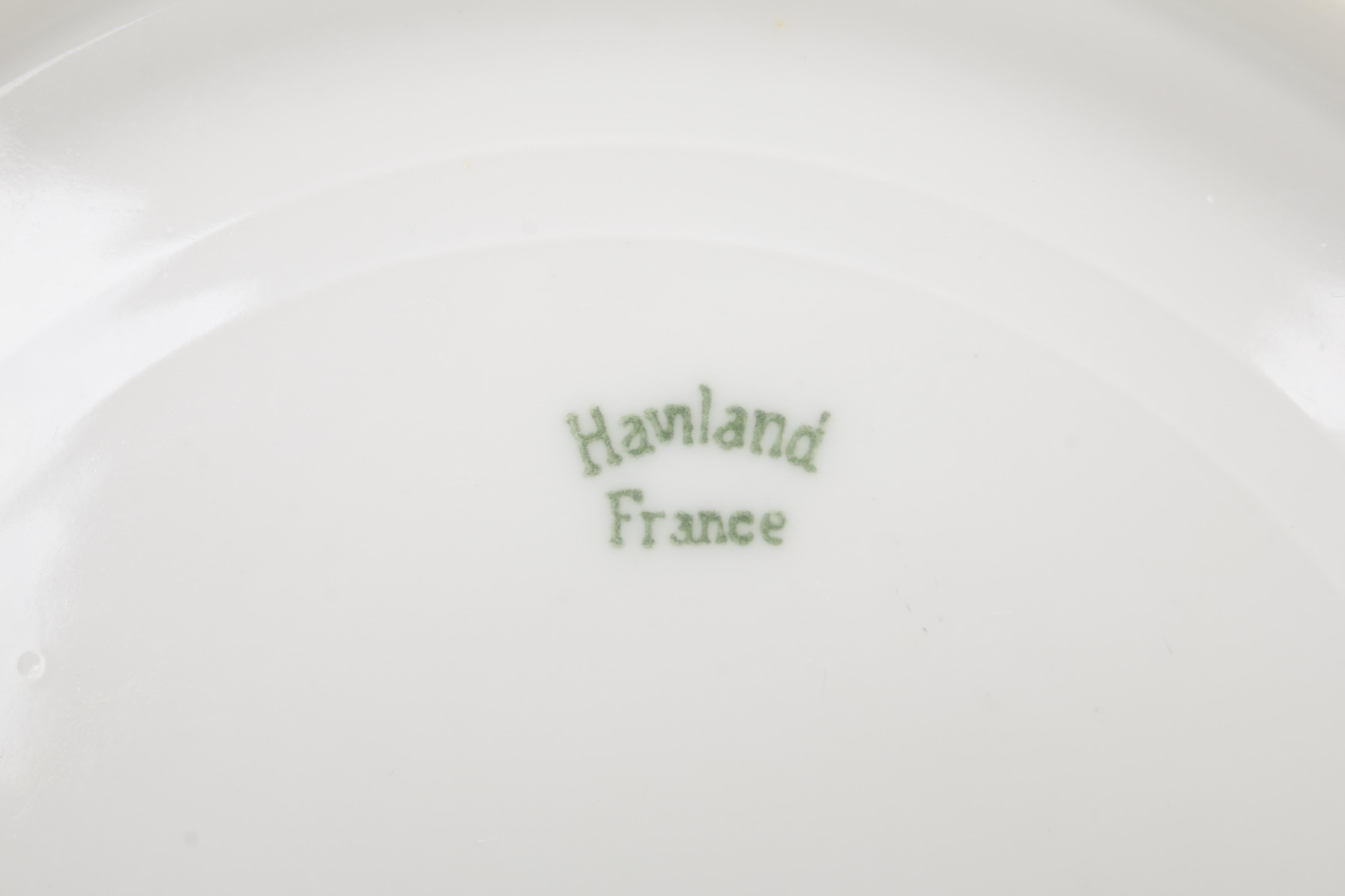 French Haviland and Other White Porcelain  Dinnerware