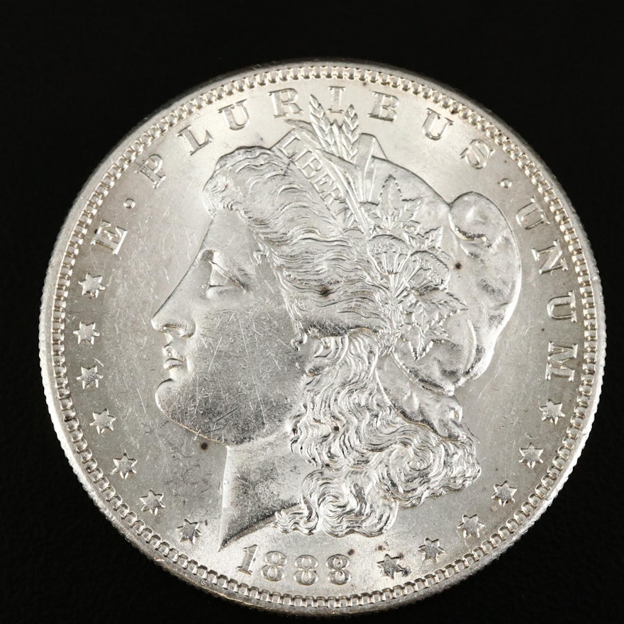 Better Date Low Mintage 1888-S Morgan Silver Dollar