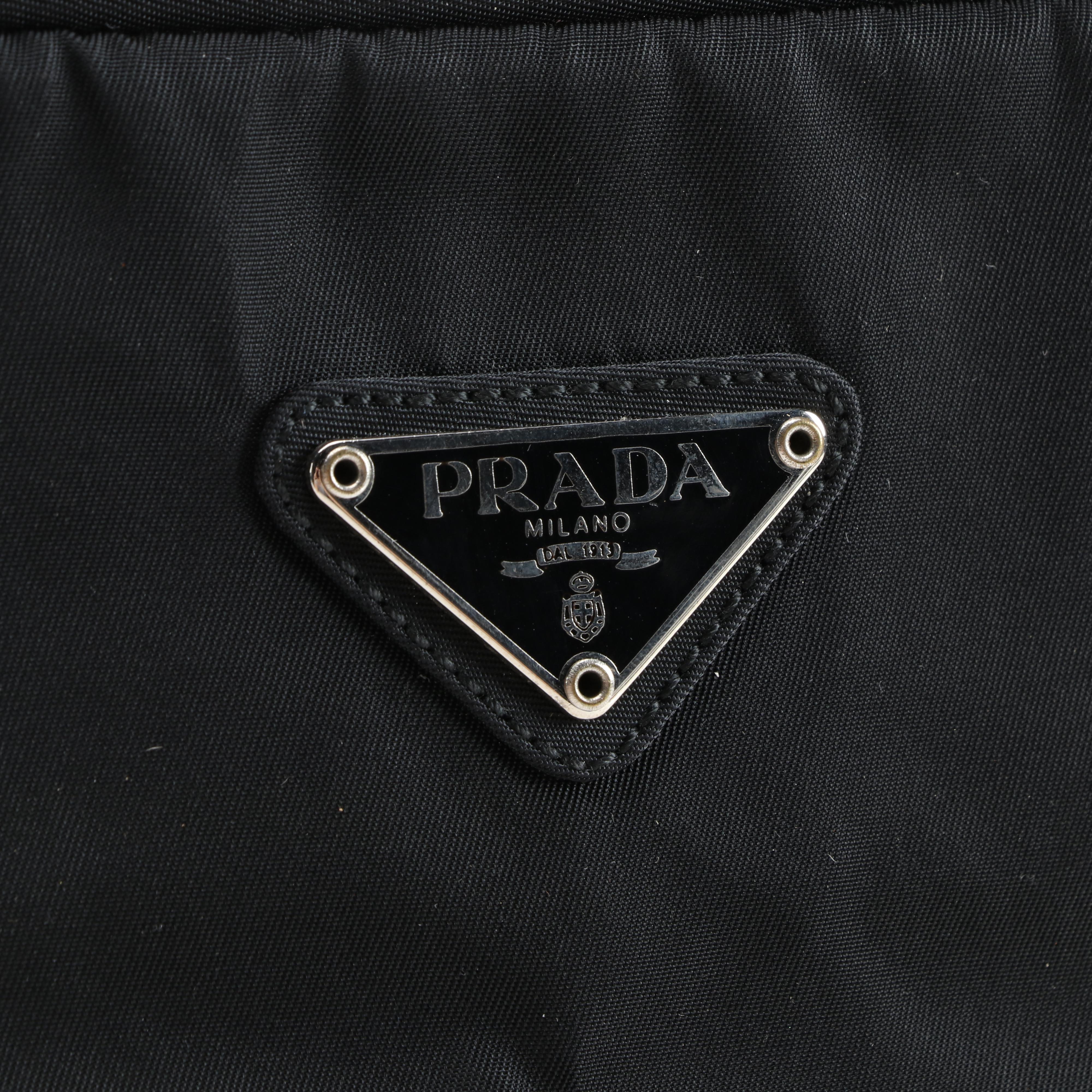 Prada Tessuto Nylon Tote Bag in Black