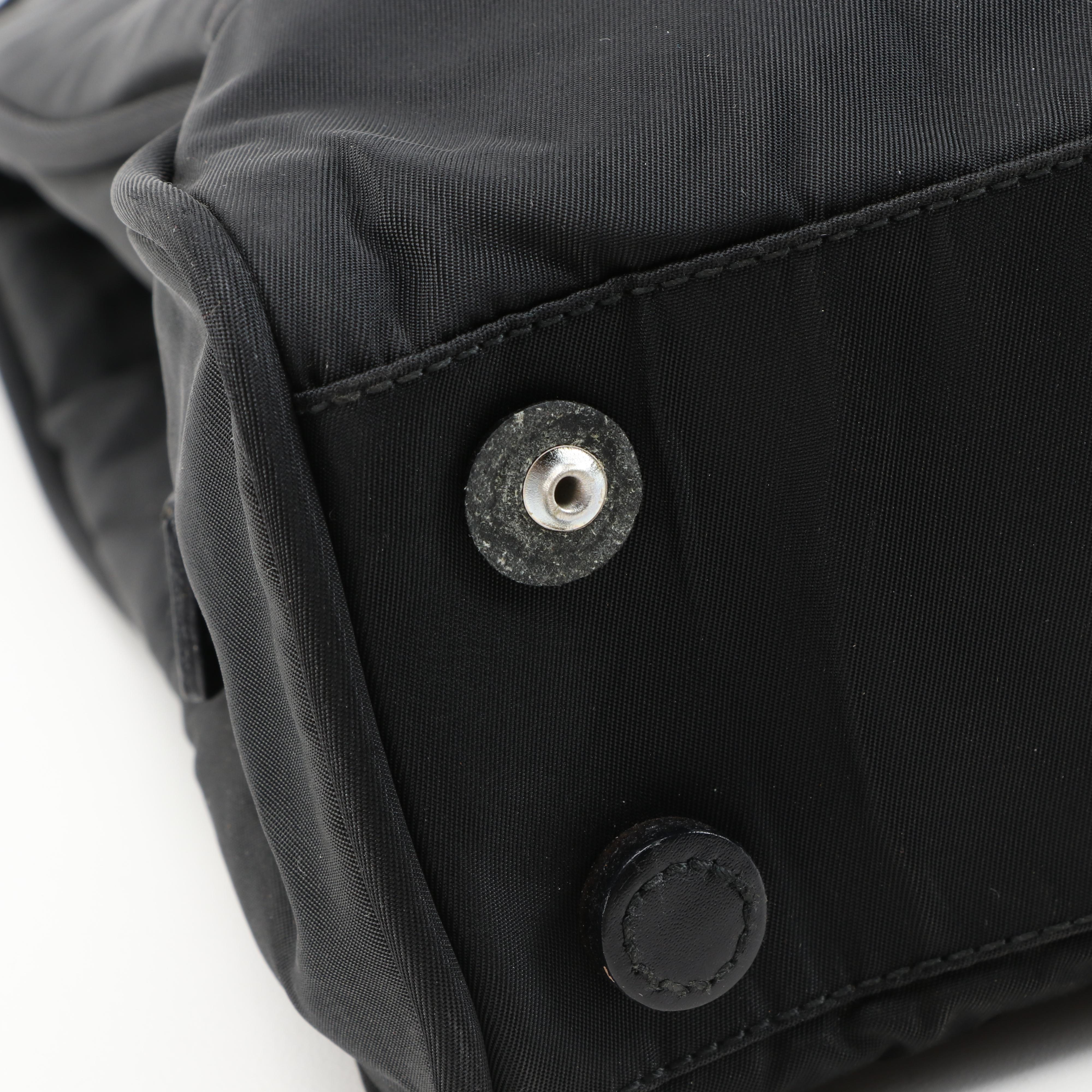 Prada Tessuto Nylon Tote Bag in Black