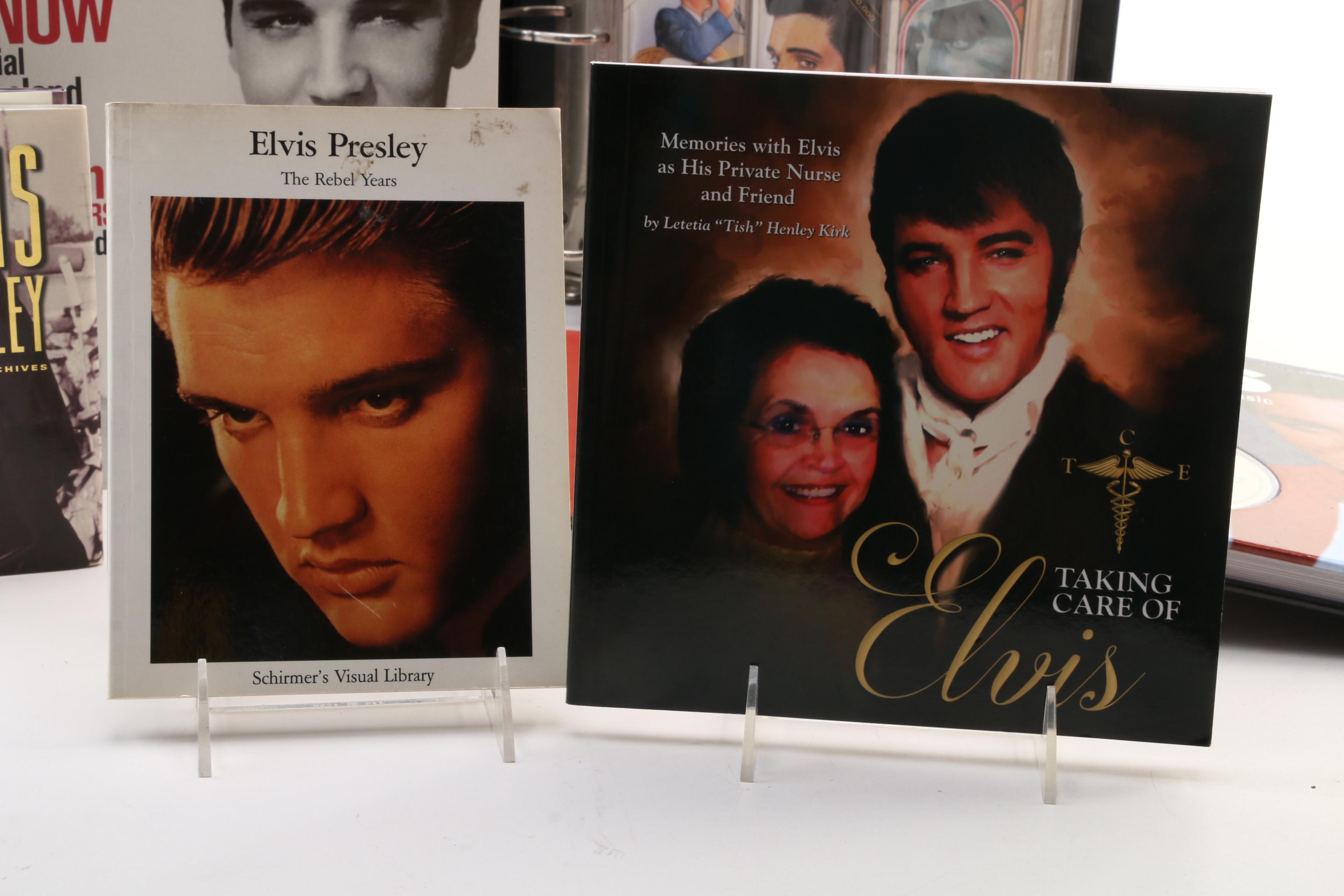 Elvis Presley Books, Trading Cards, and Other Memoribilia
