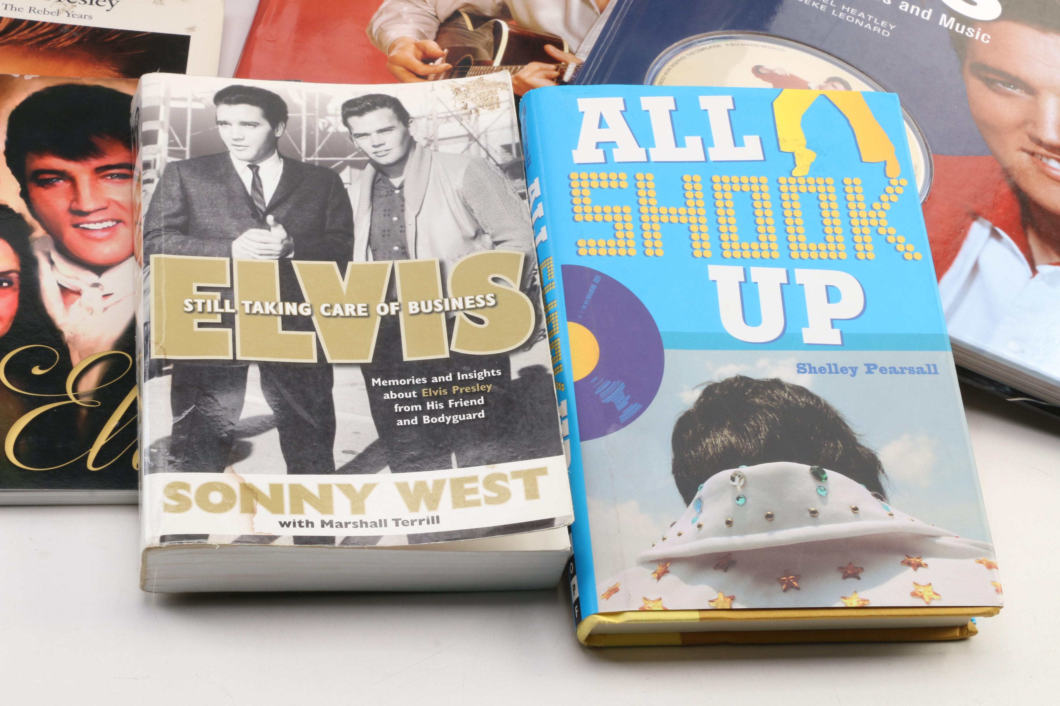 Elvis Presley Books, Trading Cards, and Other Memoribilia