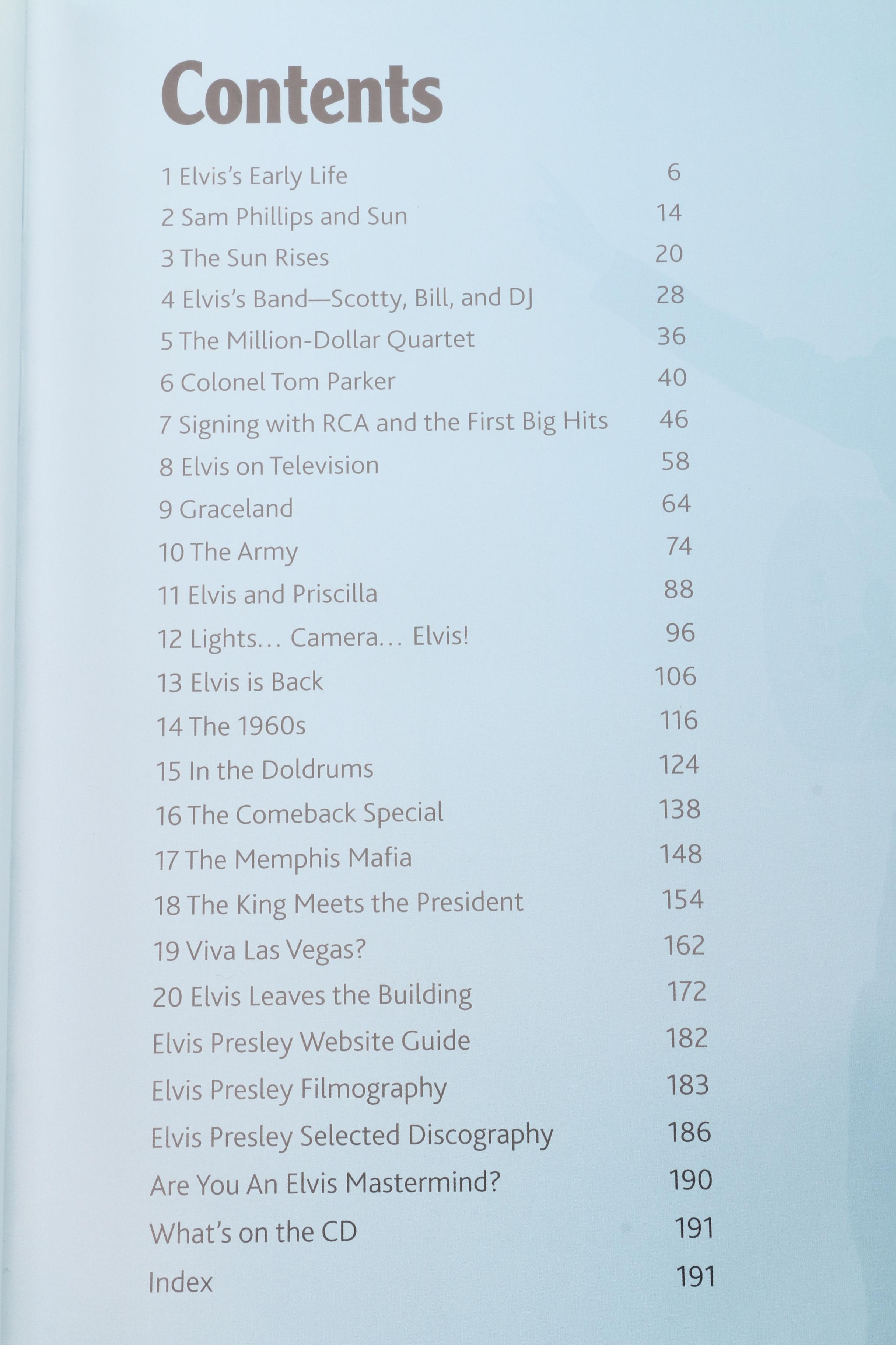 Elvis Presley Books, Trading Cards, and Other Memoribilia