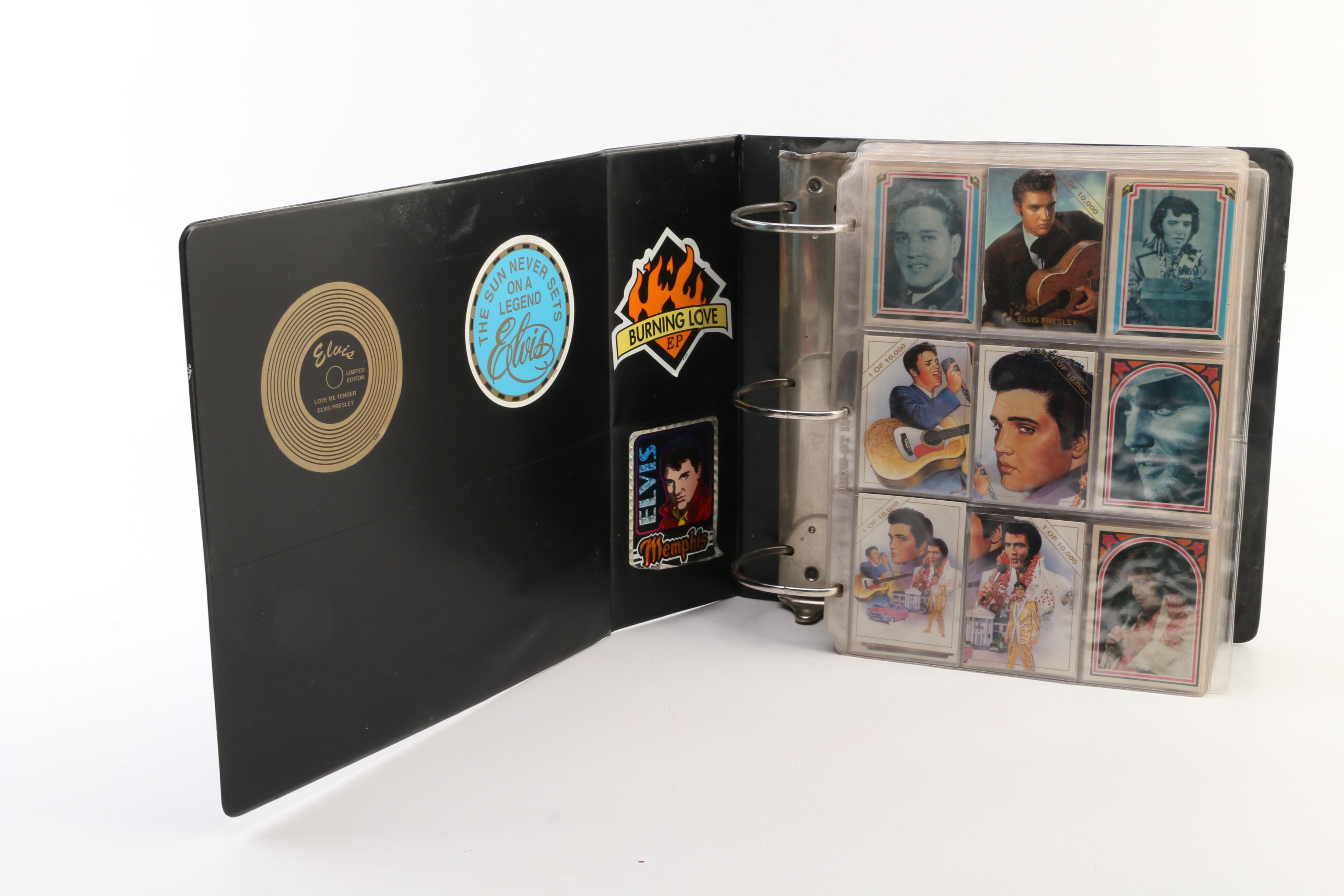 Elvis Presley Books, Trading Cards, and Other Memoribilia