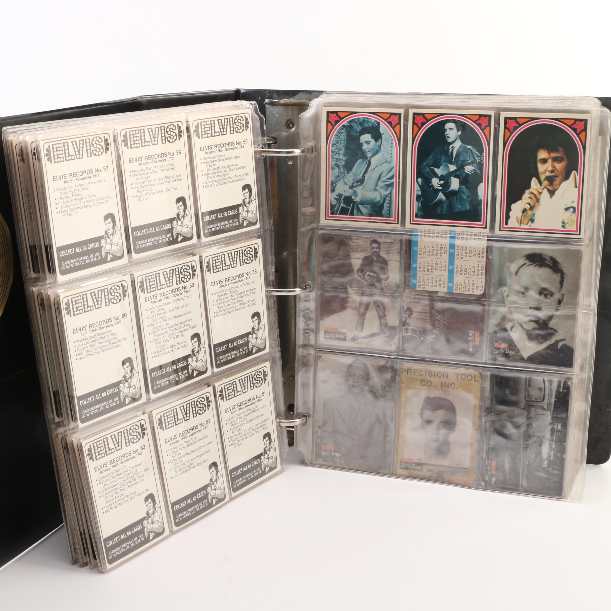 Elvis Presley Books, Trading Cards, and Other Memoribilia