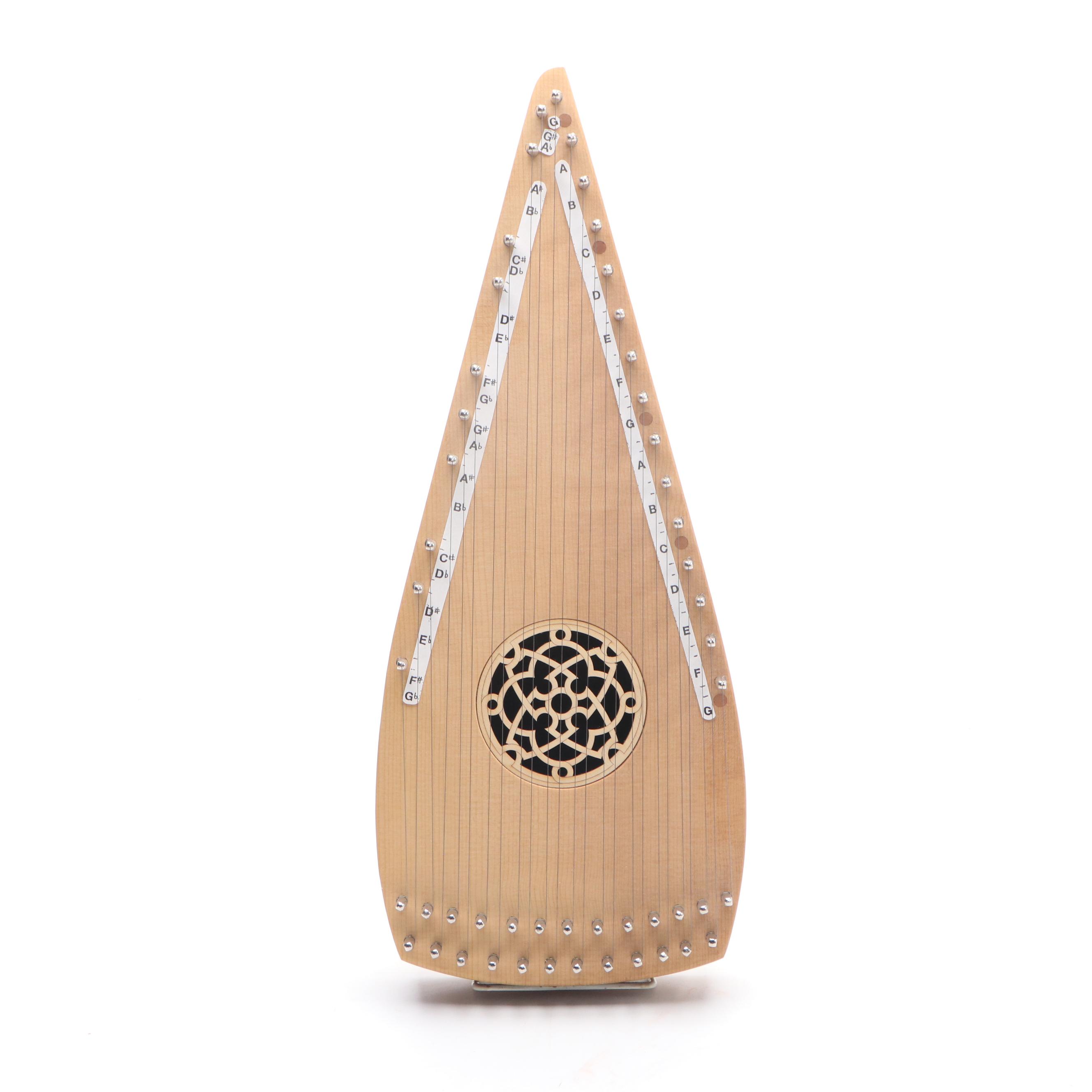 Greg and Tish Westman Custom Made Bowed Psaltery with Bow