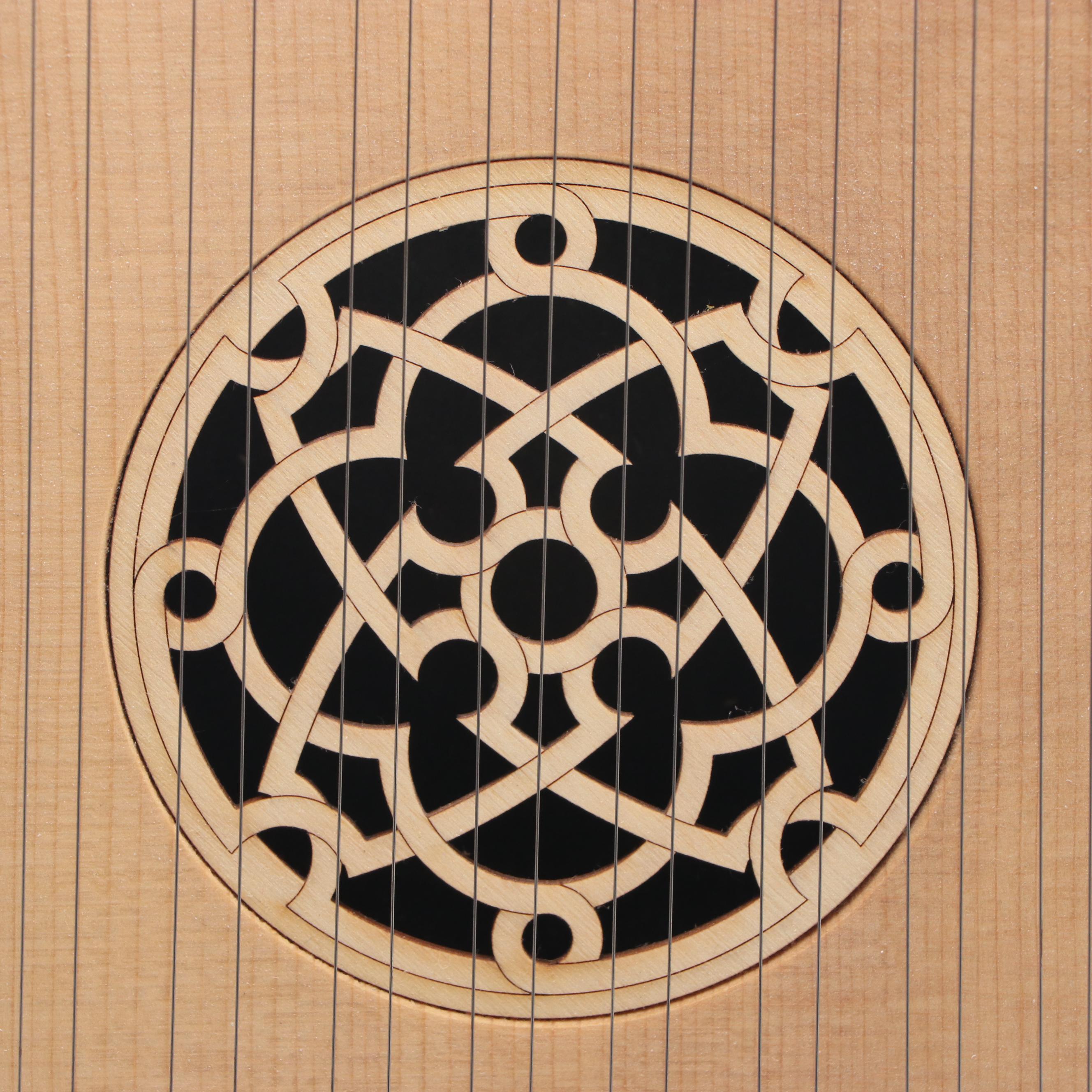 Greg and Tish Westman Custom Made Bowed Psaltery with Bow