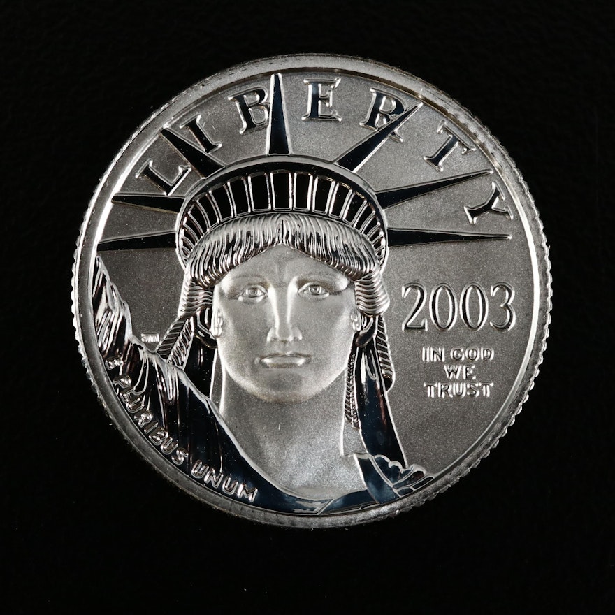 2003 $25 Platinum Eagle Coin