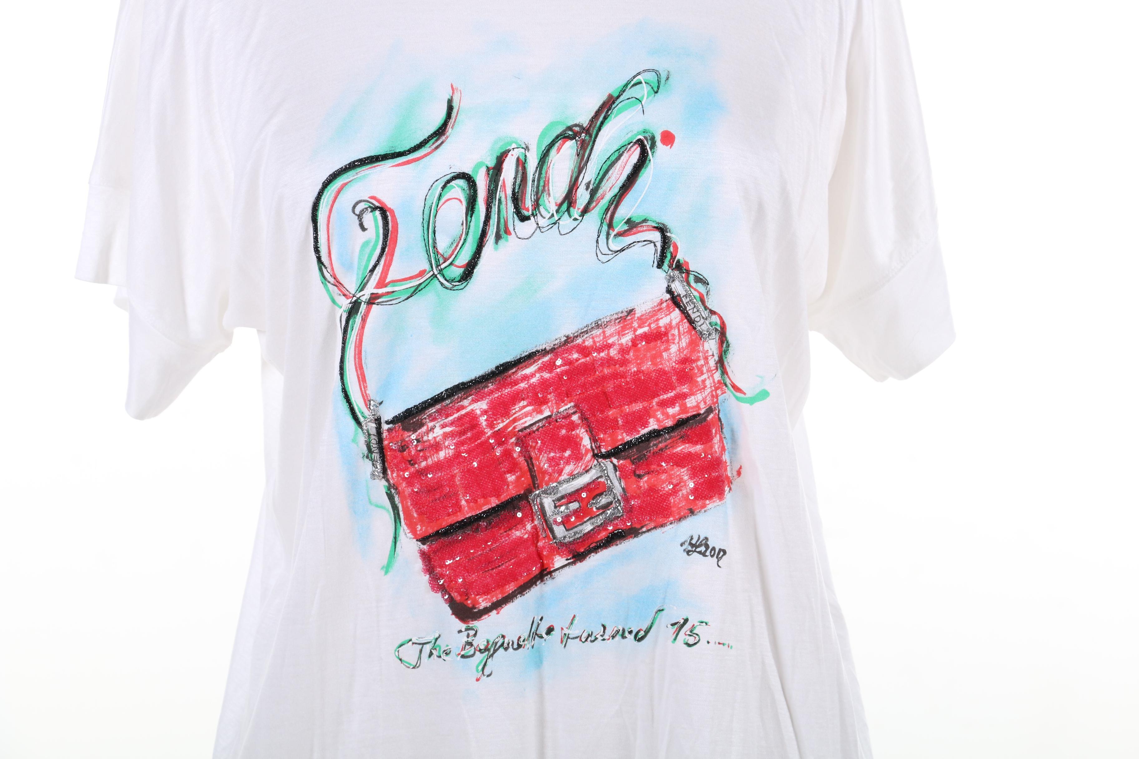 Fendi Limited Edition "The Baguette Turned 15" T-Shirt