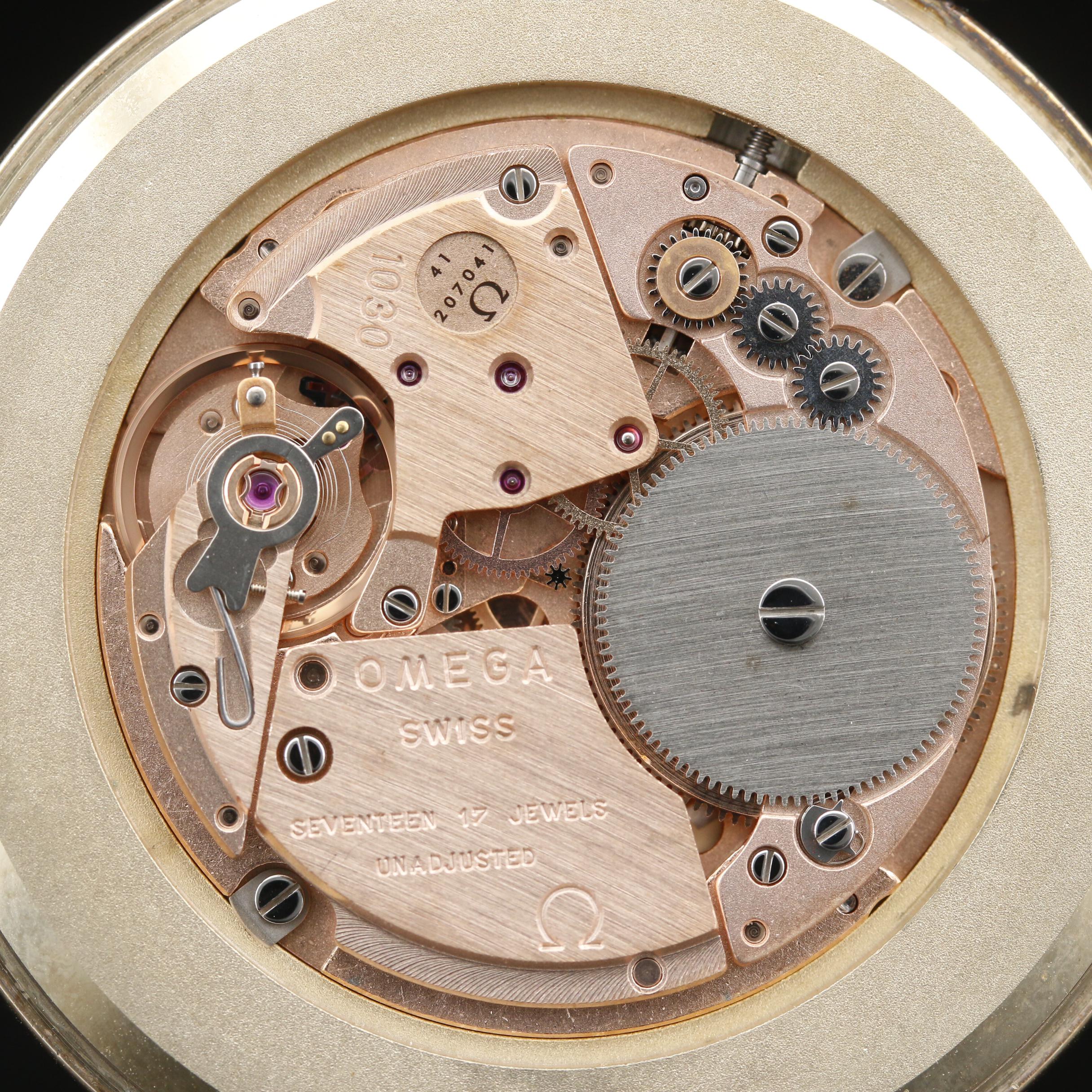 1978 Omega Gold Filled Open Face Pocket Watch