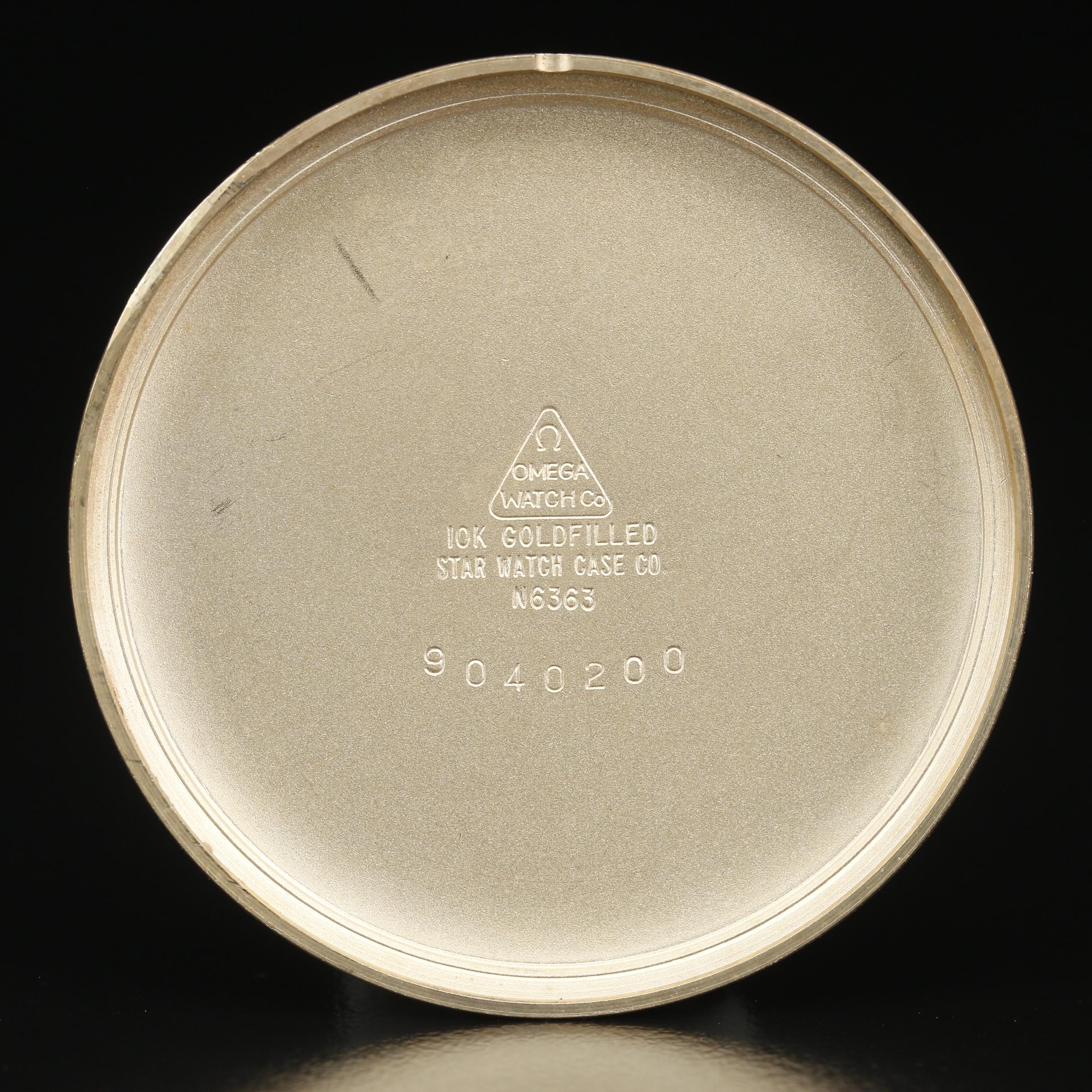 1978 Omega Gold Filled Open Face Pocket Watch